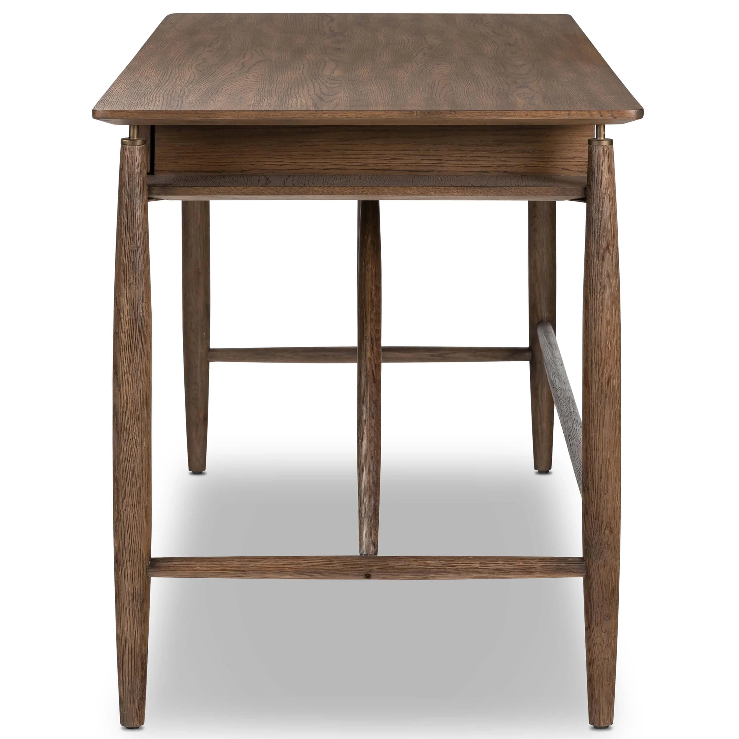 Markia Desk Aged Oak by Four Hands - Image 2