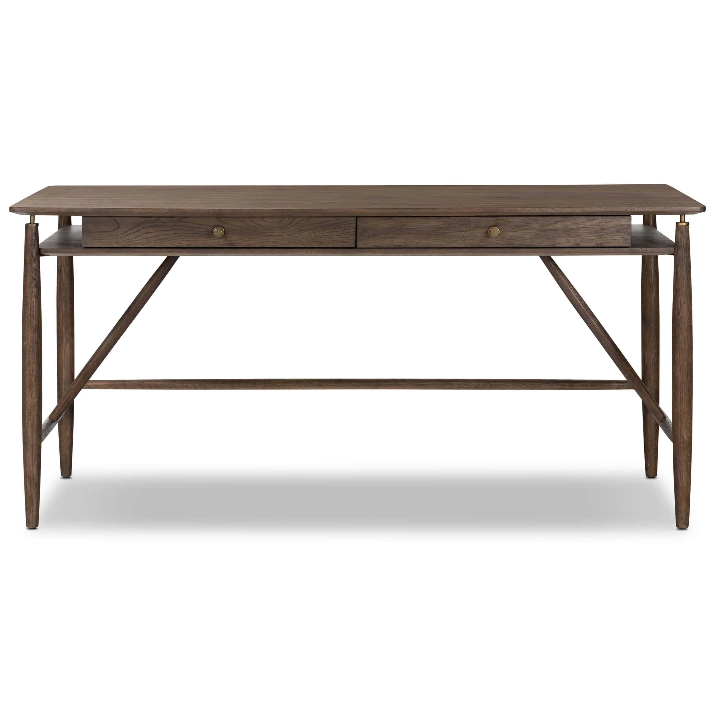 Markia Desk Aged Oak by Four Hands - Image 3