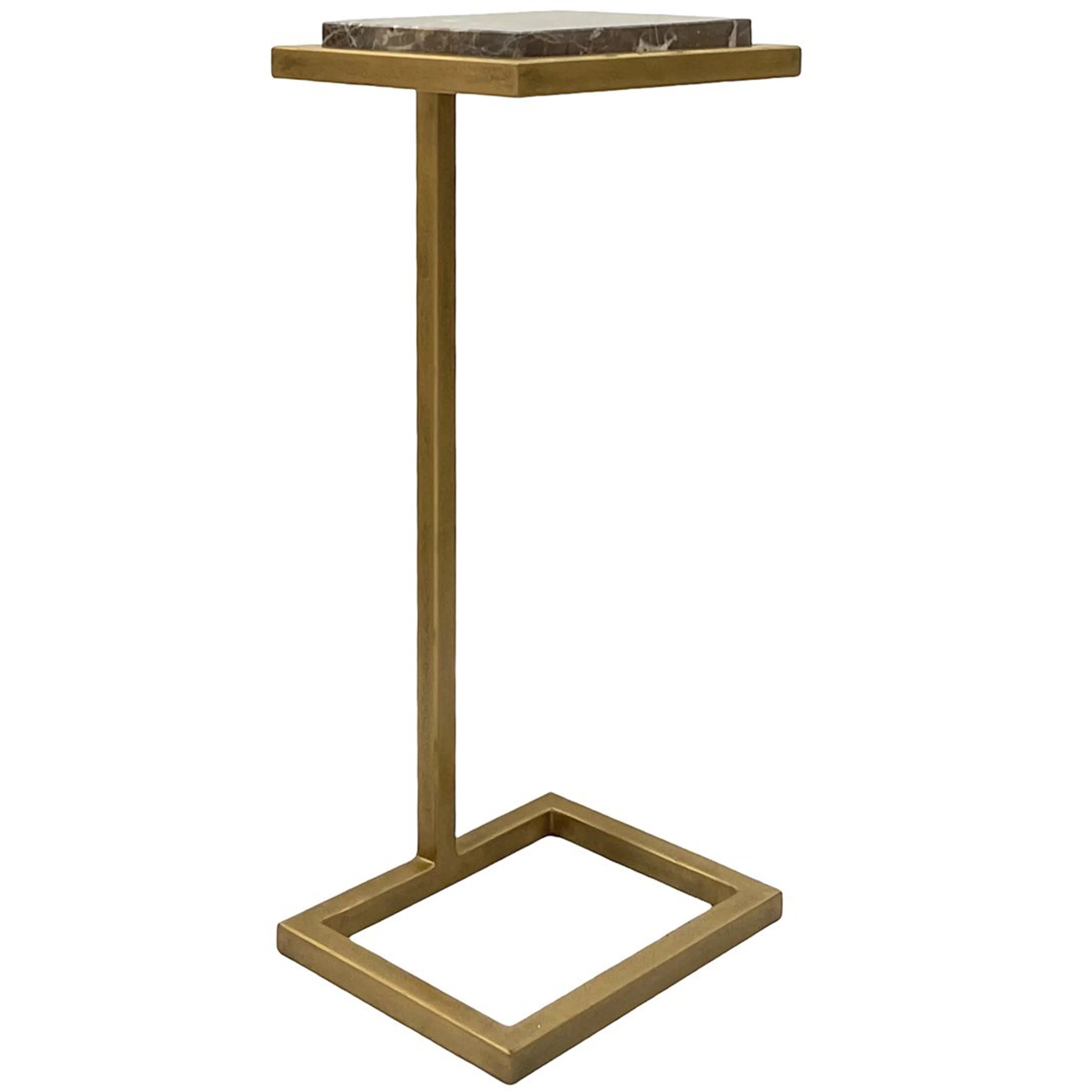 Marla Accent Table, Antiqued Gold