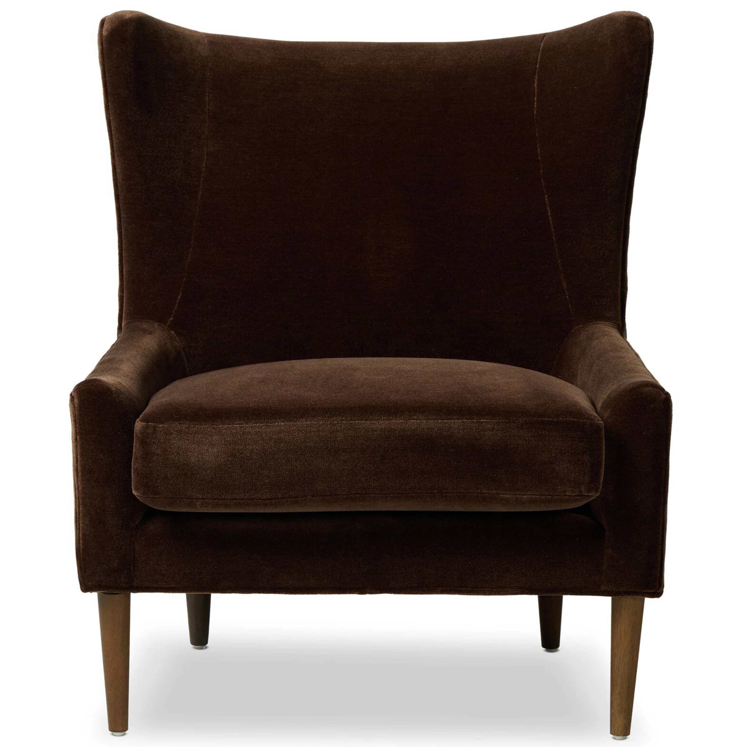 Marlow Wing Chair, Monte Chocolate by Four Hands - Image 2