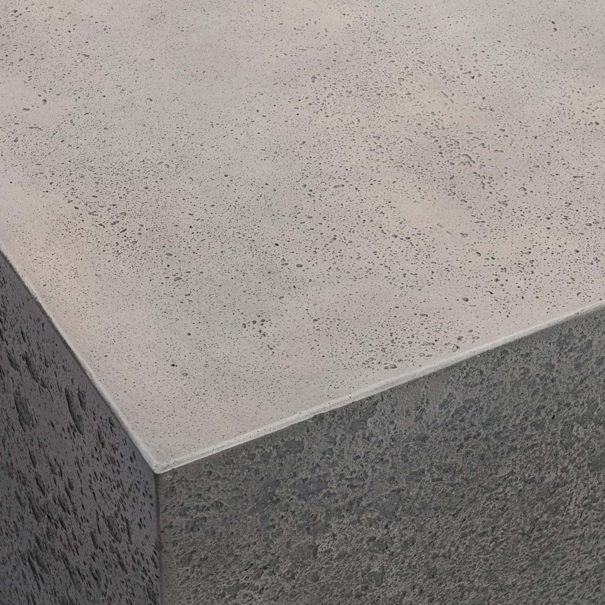 Marwin Outdoor Square Coffee Table, Dark Gray - Image 3