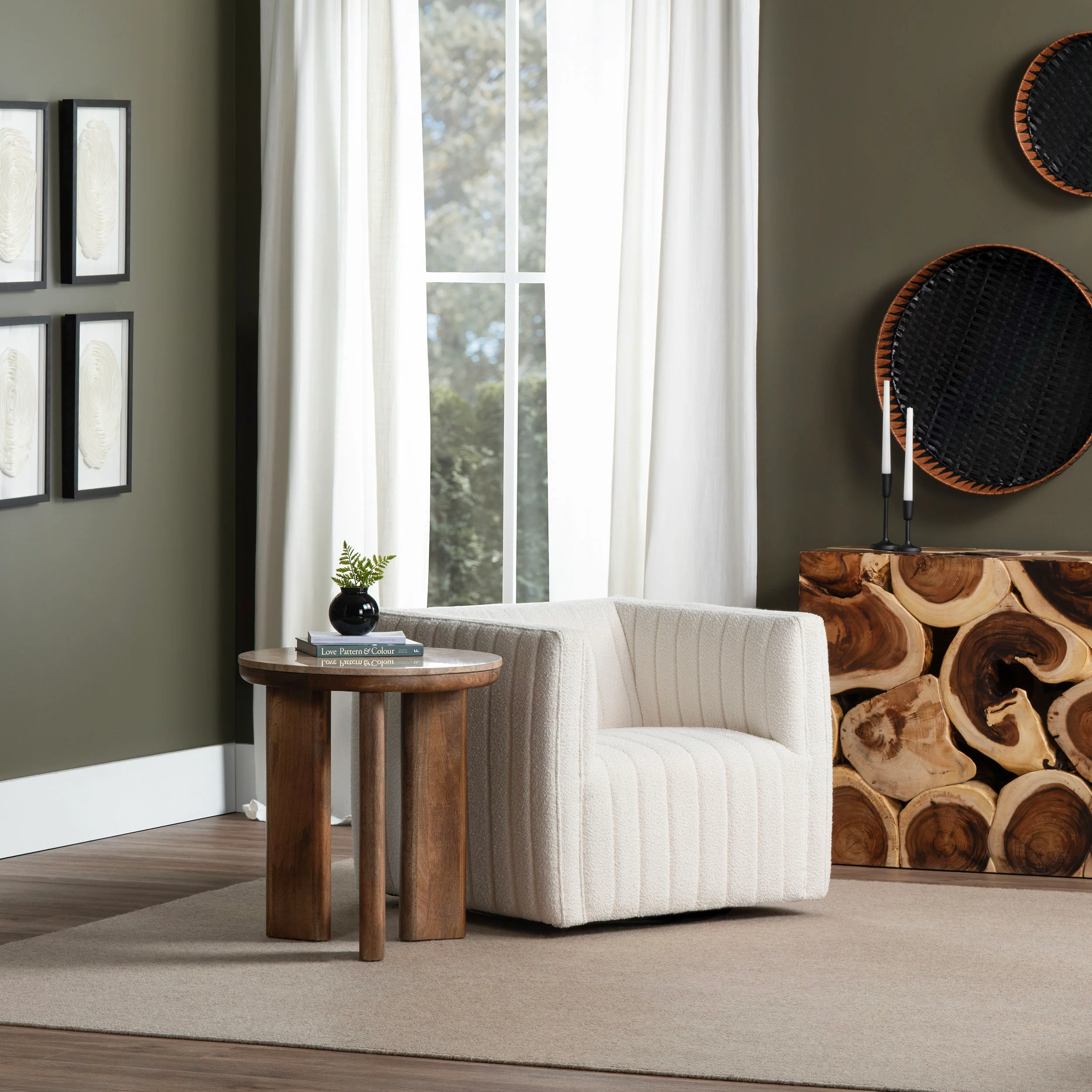 Mason End Table, Natural - Image 3