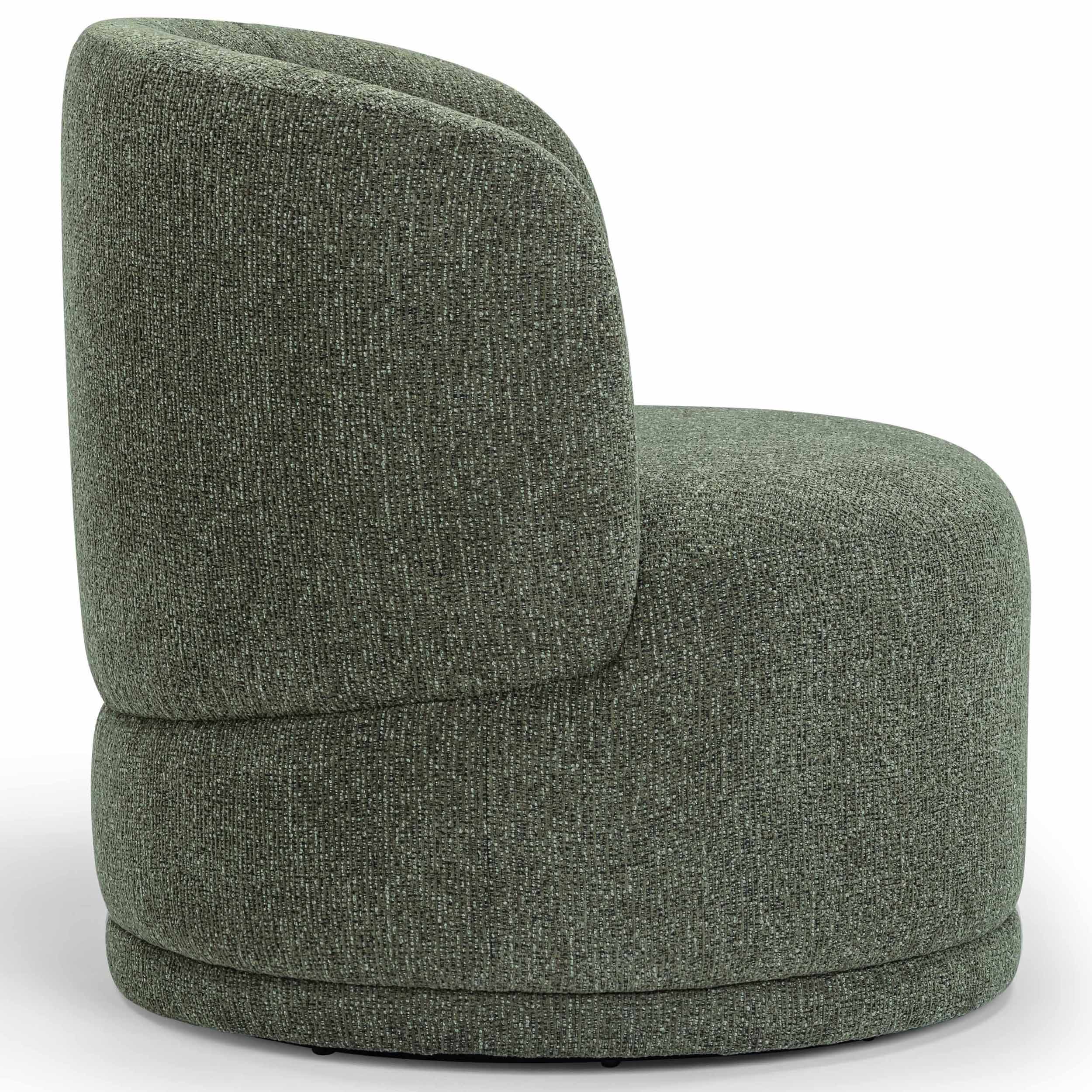 Massa Swivel Accent Chair, Green - Image 3