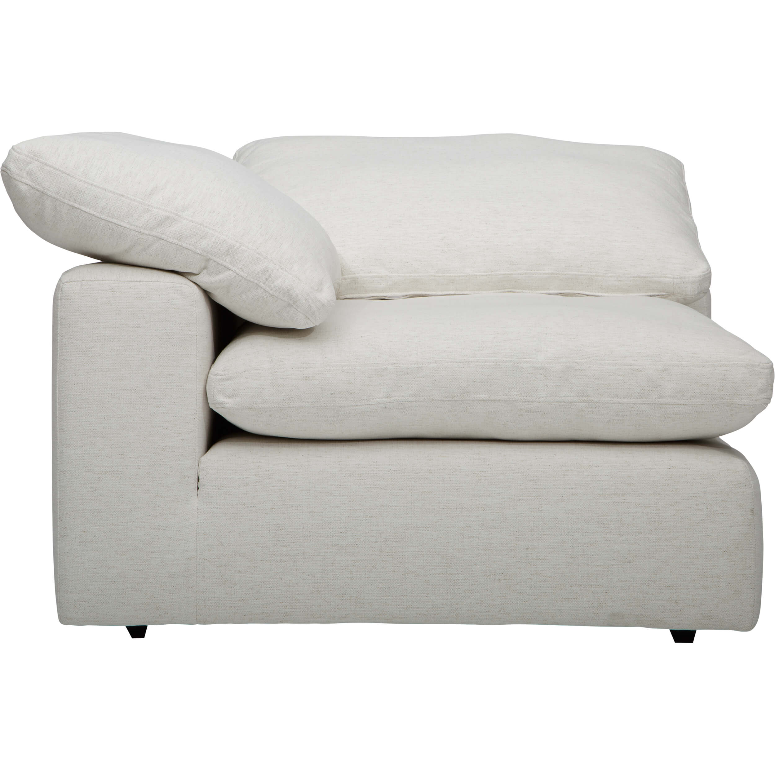 Mateo 4 Piece Modular Sectional, Nomad Snow - Image 6