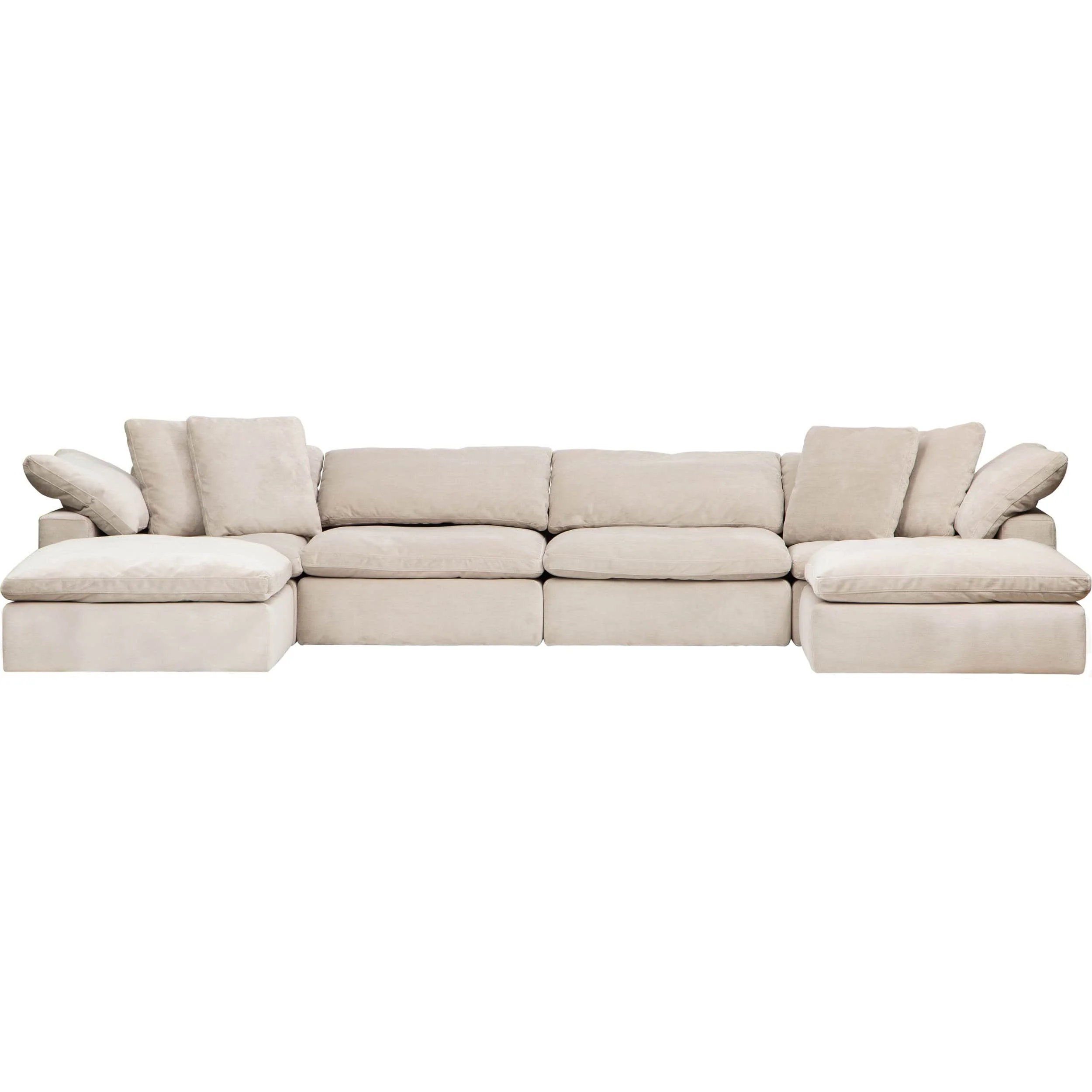 Mateo 6 Piece Modular Sectional, Romo Linen - Image 3