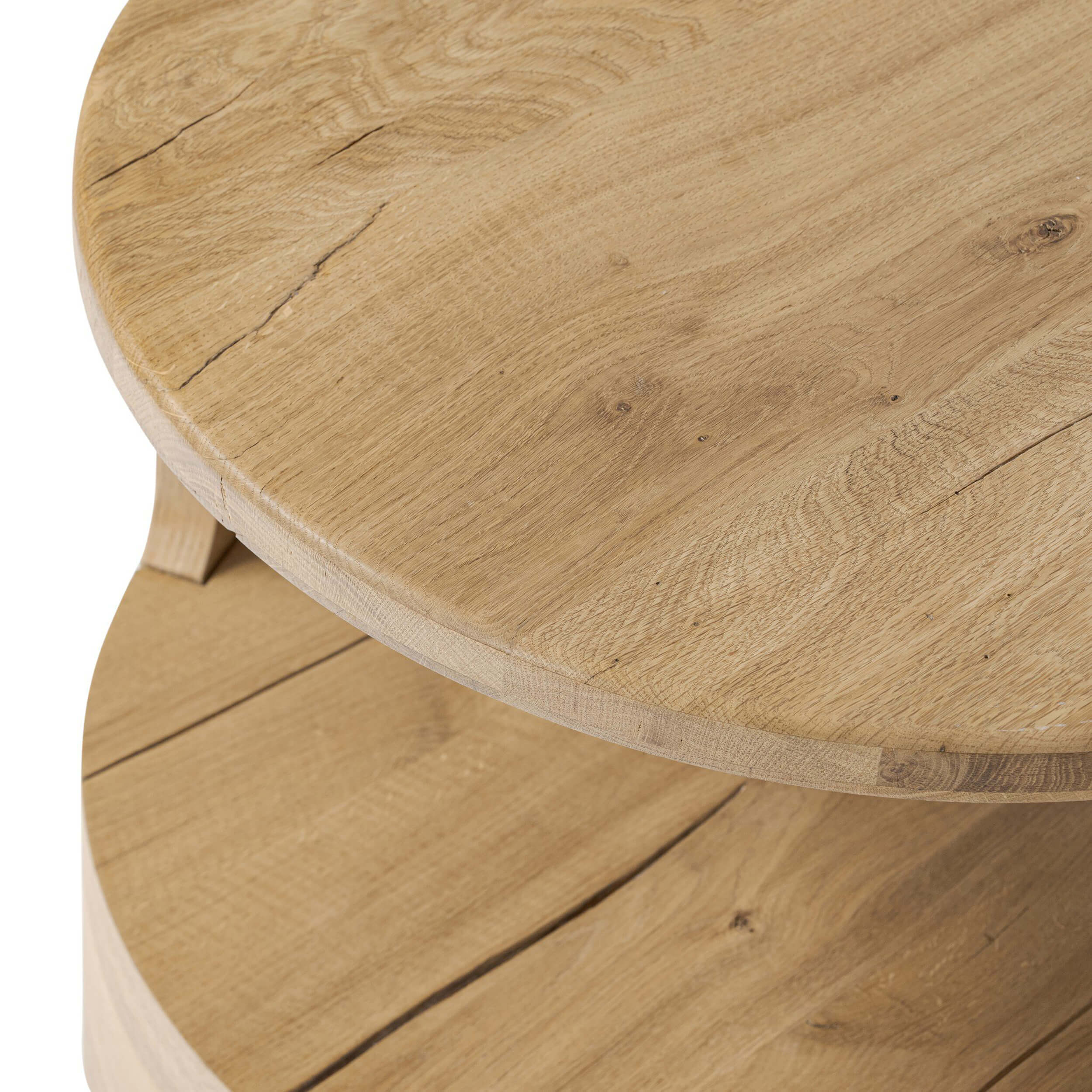 Matheus End Table, Natural by Four Hands - Image 5