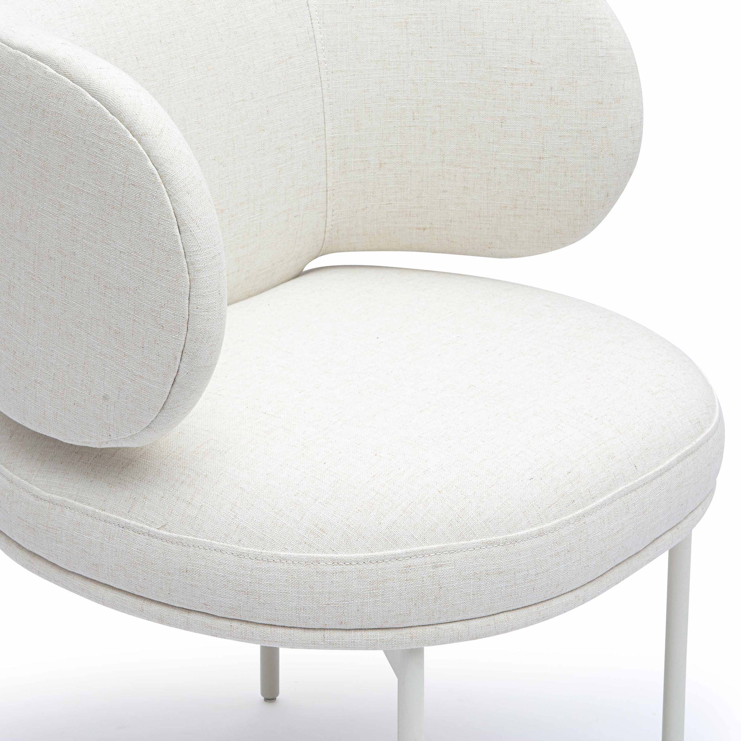 Maureen Dining Chair, Cream - Image 4