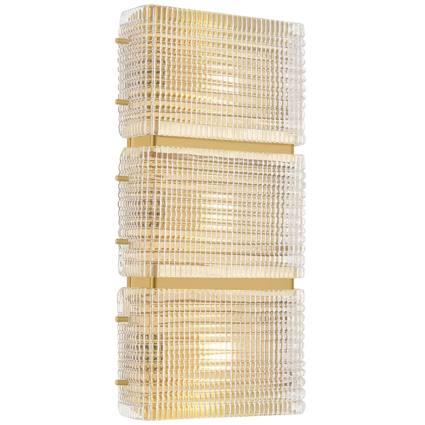Mav Medium Wall Sconce, Vintage Brass