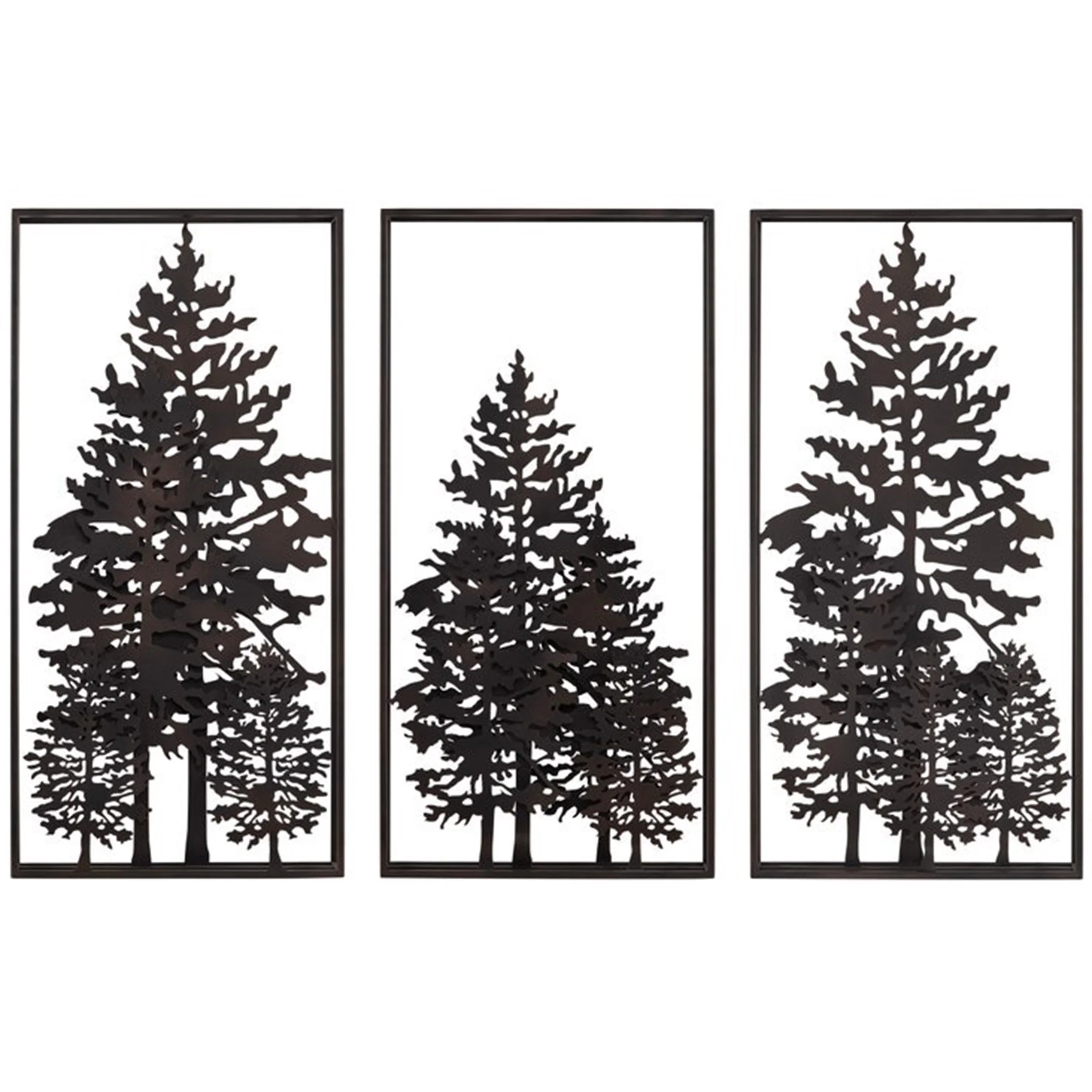 Maverick Wall Decor, Dark Bronze, Set of 3