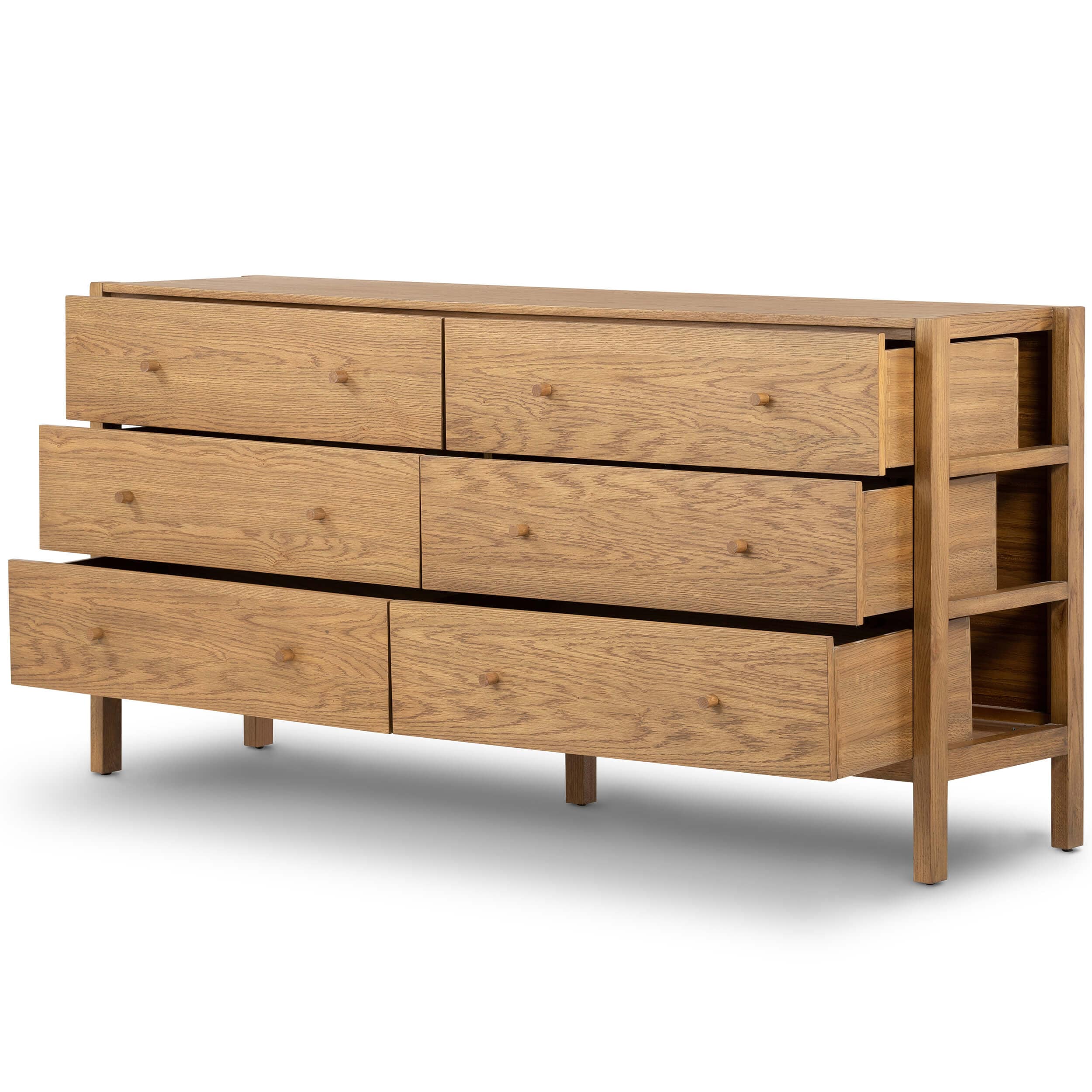 Meadown 6 Drawer Dresser, Tawny Oak by Four Hands - Image 5