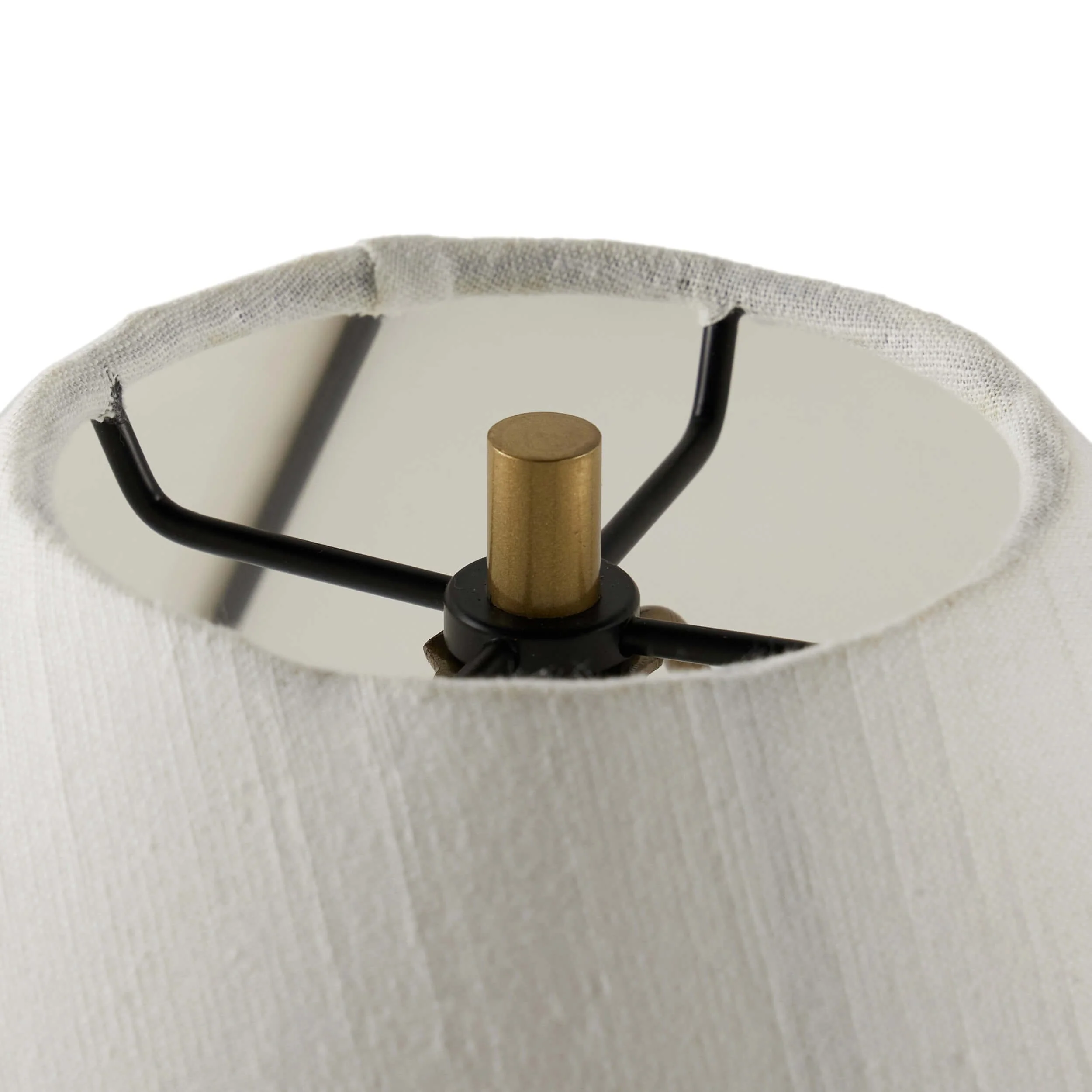 Medici Table Lamp, Charcoal/White by Four Hands - Image 4