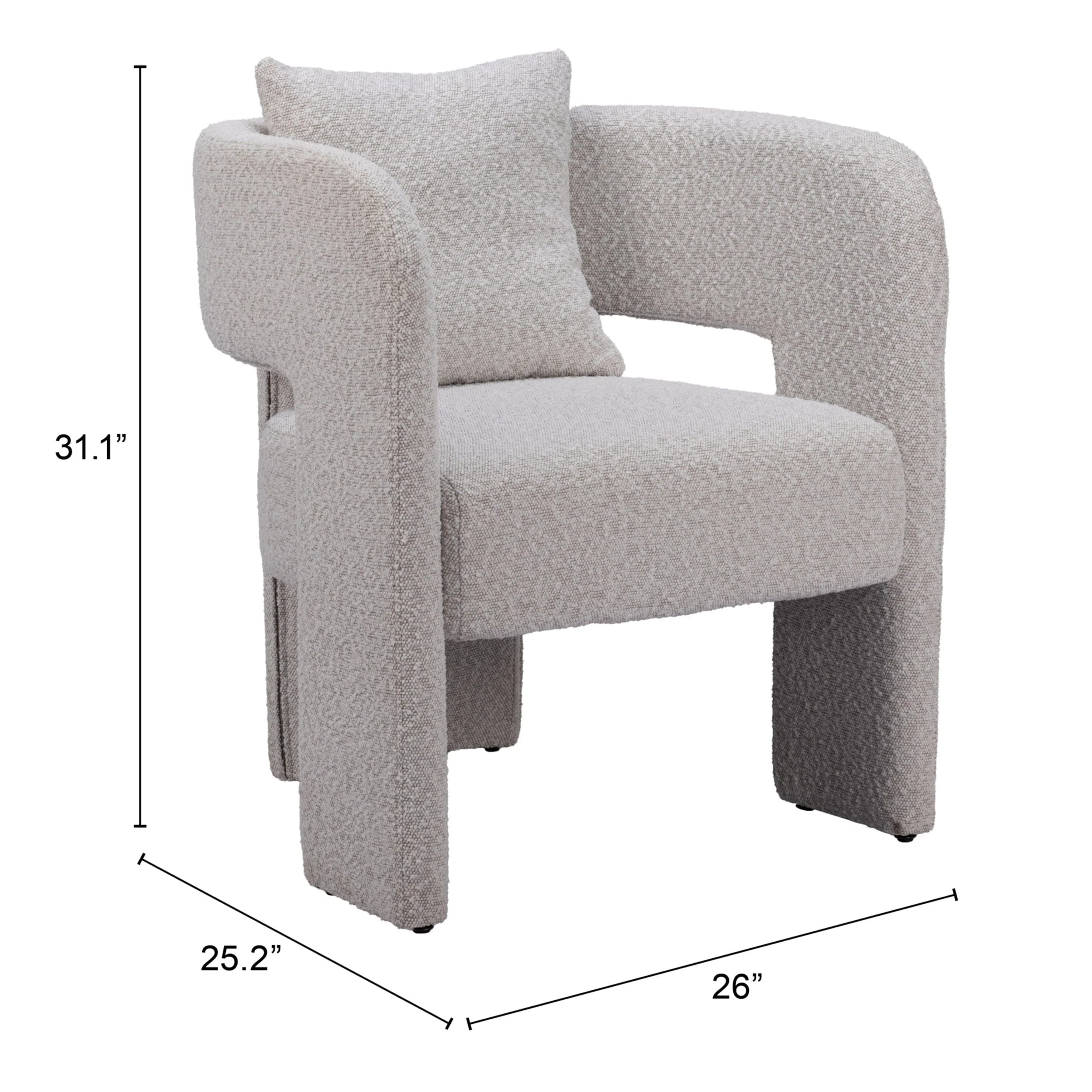 Melilla Dining Chair, Misty Gray - Image 7