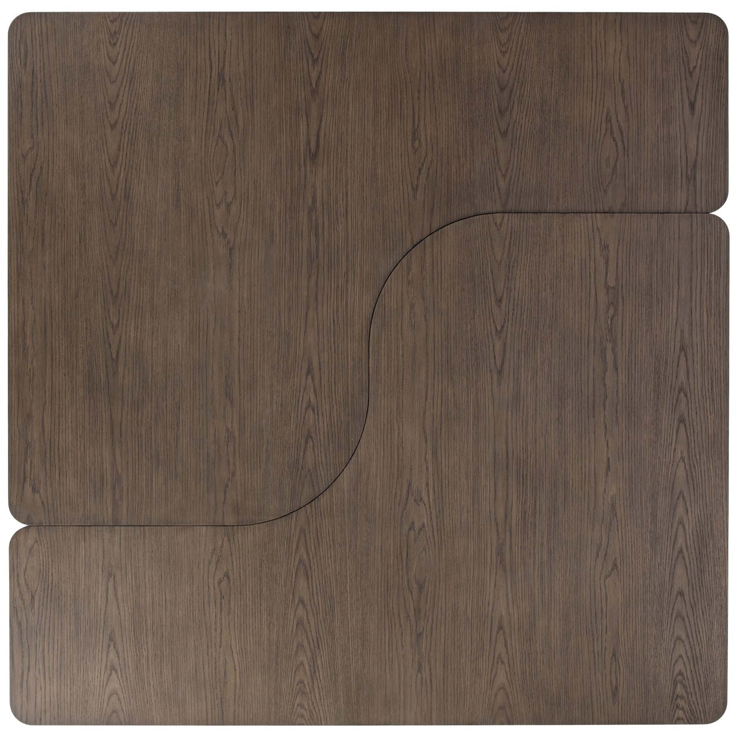 Melina 2 Piece Square Coffee Table, Havanna Brown - Image 4
