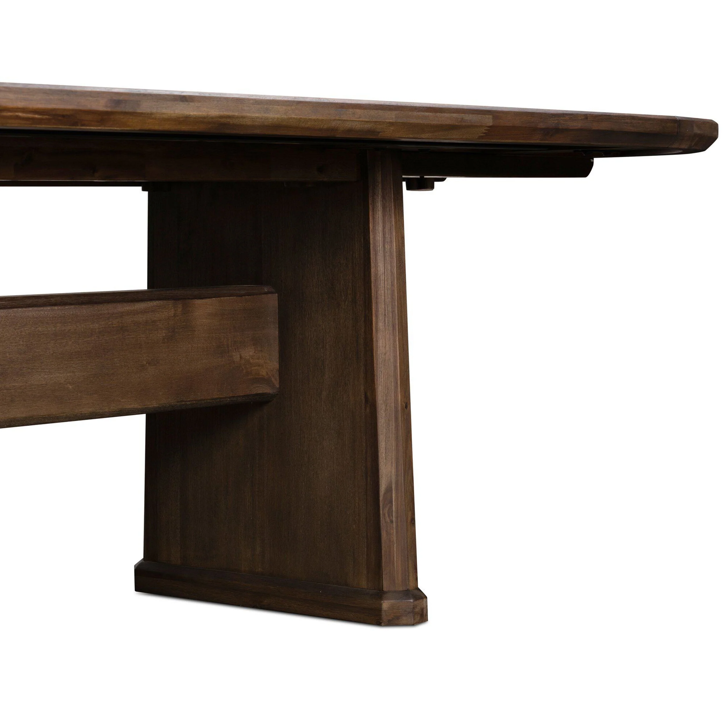 Melina Extension Dining Table, Weathered Acacia by Four Hands - Image 5