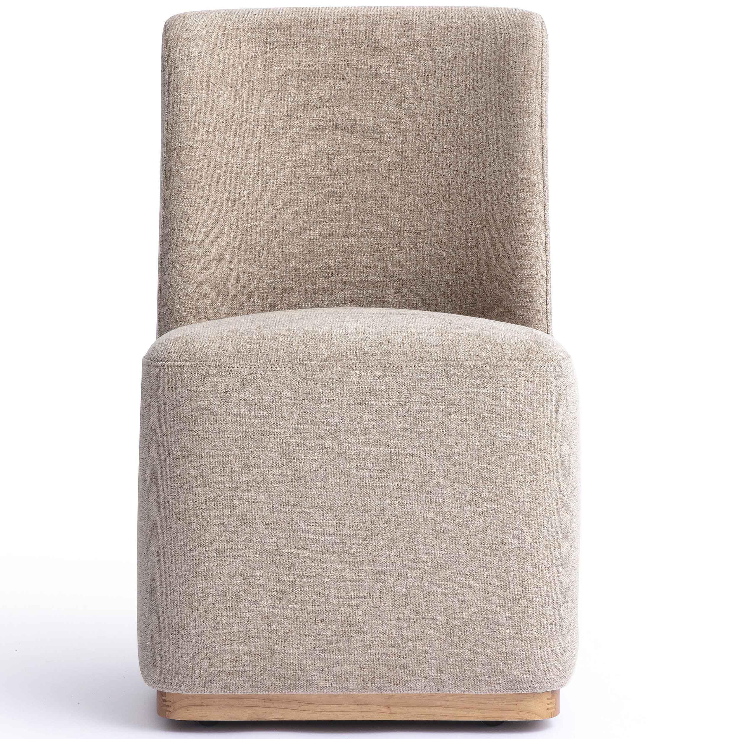 Melissa Rolling Dining Chair, Tan - Image 2