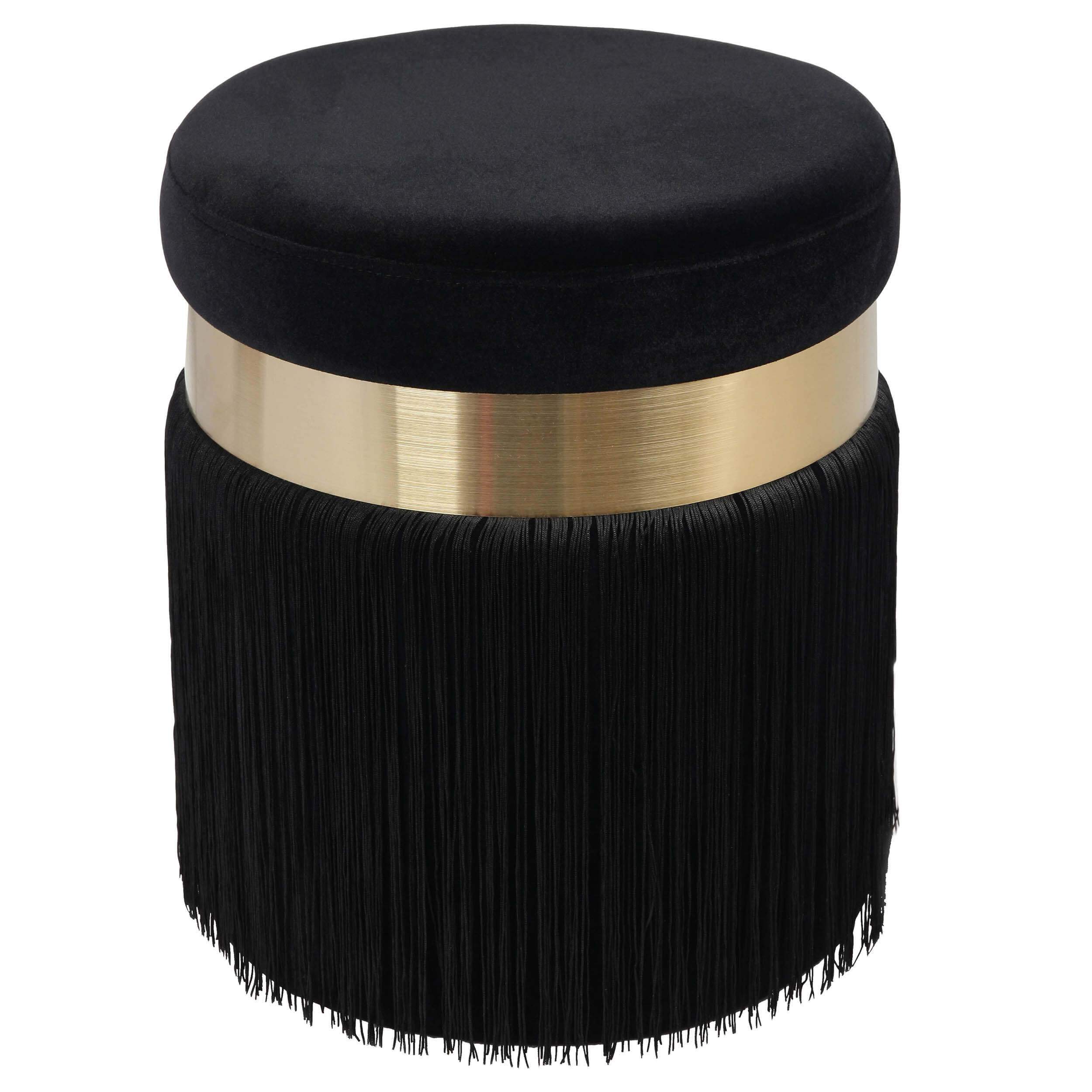 Melody Tasseled Ottoman by TOV