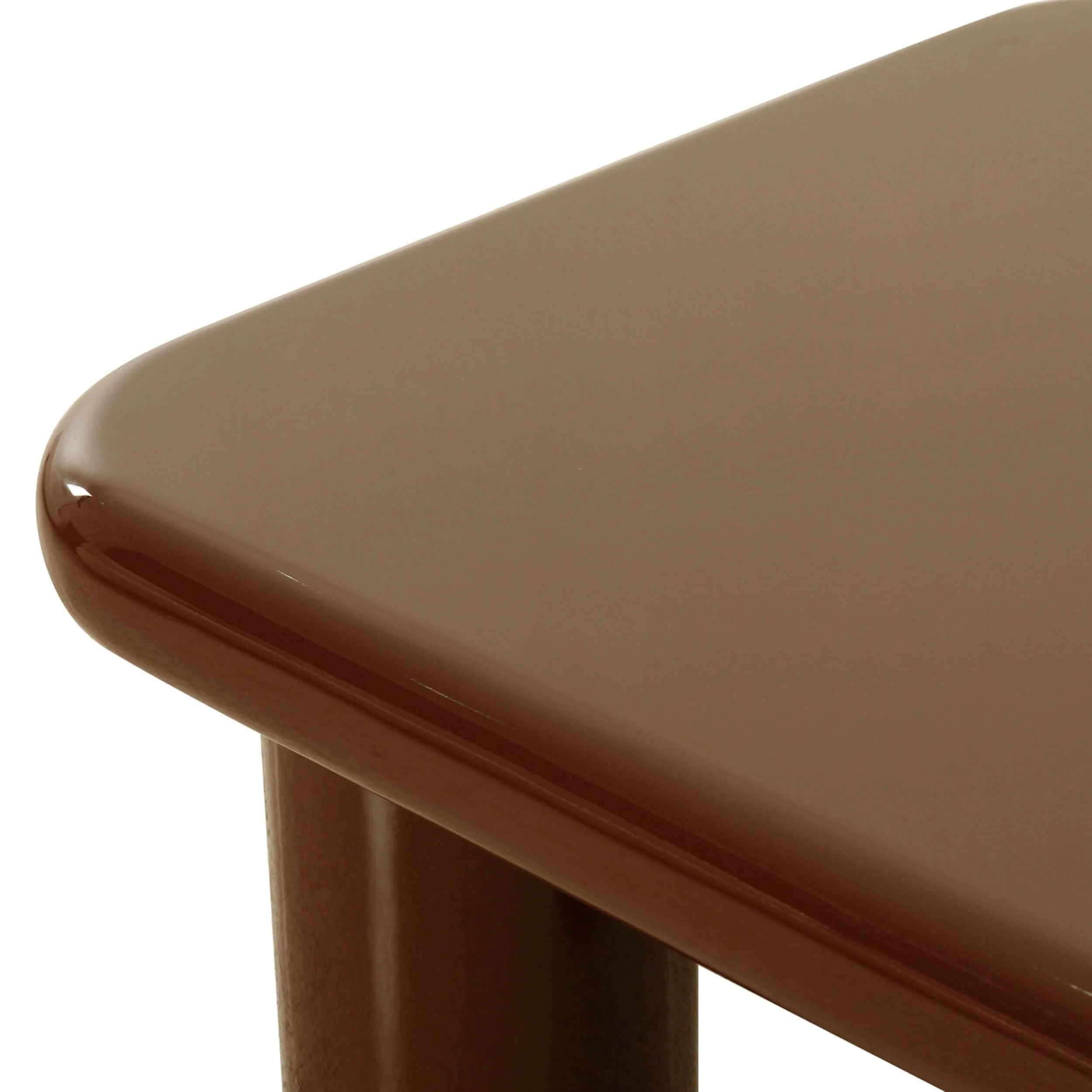 Memphis Coffee Table, Chocolate Brown - Image 3