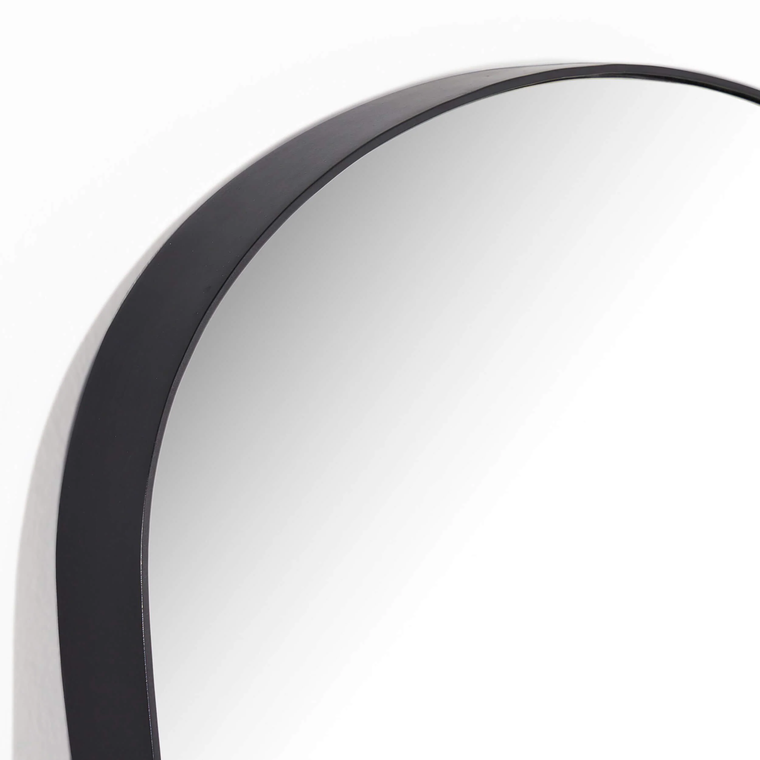 Merona Wall Mirror, Matte Black by Four Hands - Image 3