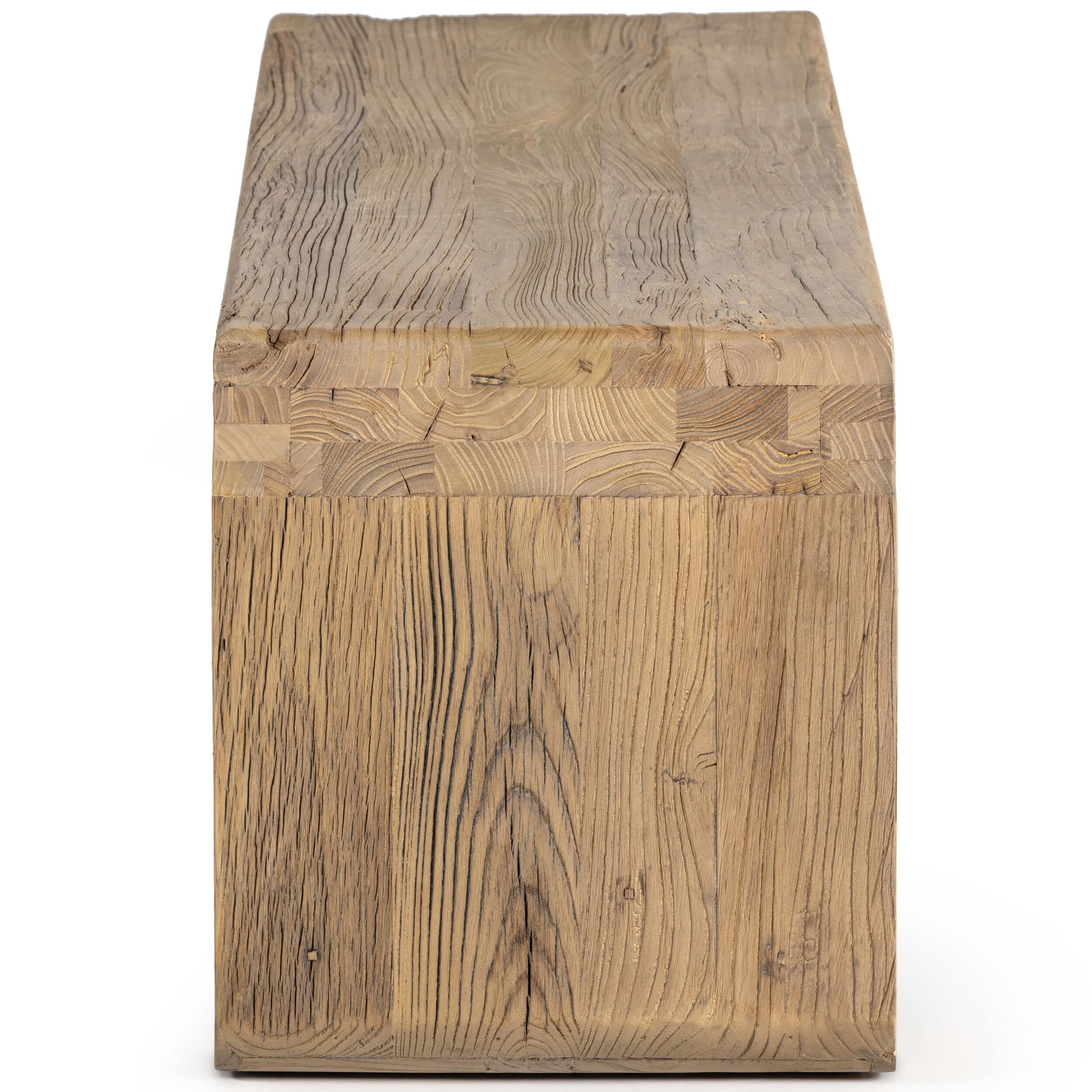 Merrick Accent Bench, Natural Elm by Four Hands - Image 3