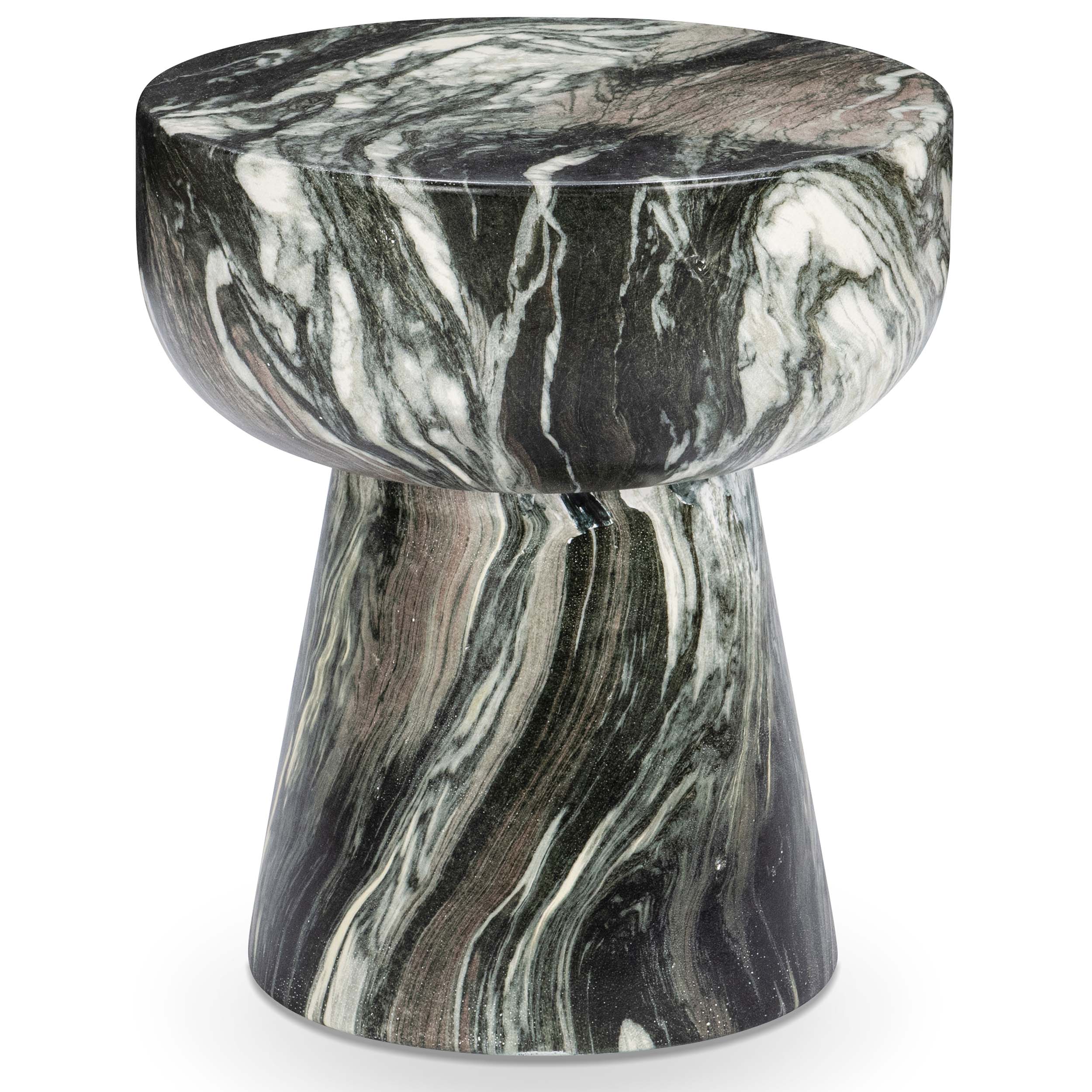 Merz Outdoor Round Stool, Green - Image 3