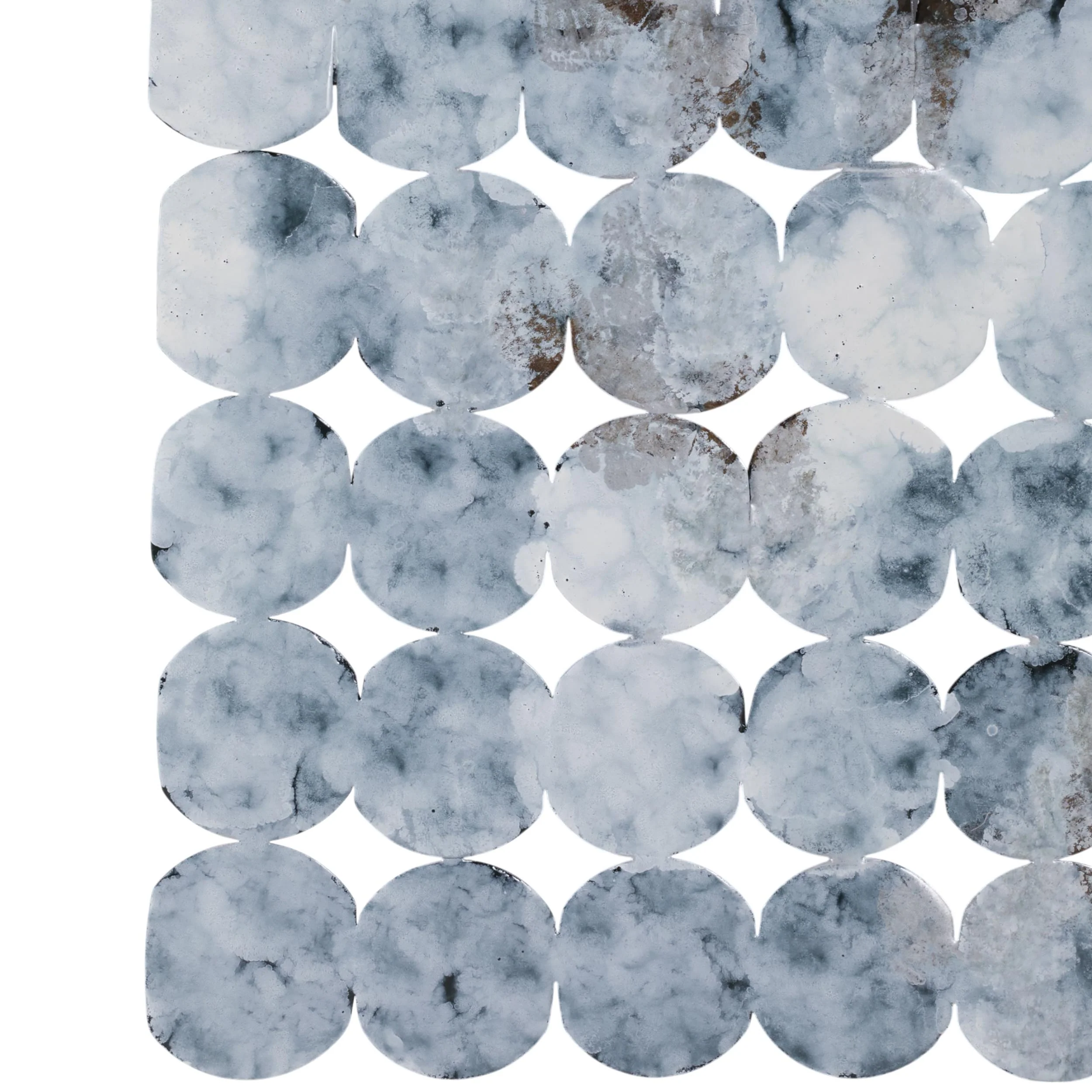 Metal Discs Wall Decor, Blue Multi - Image 5