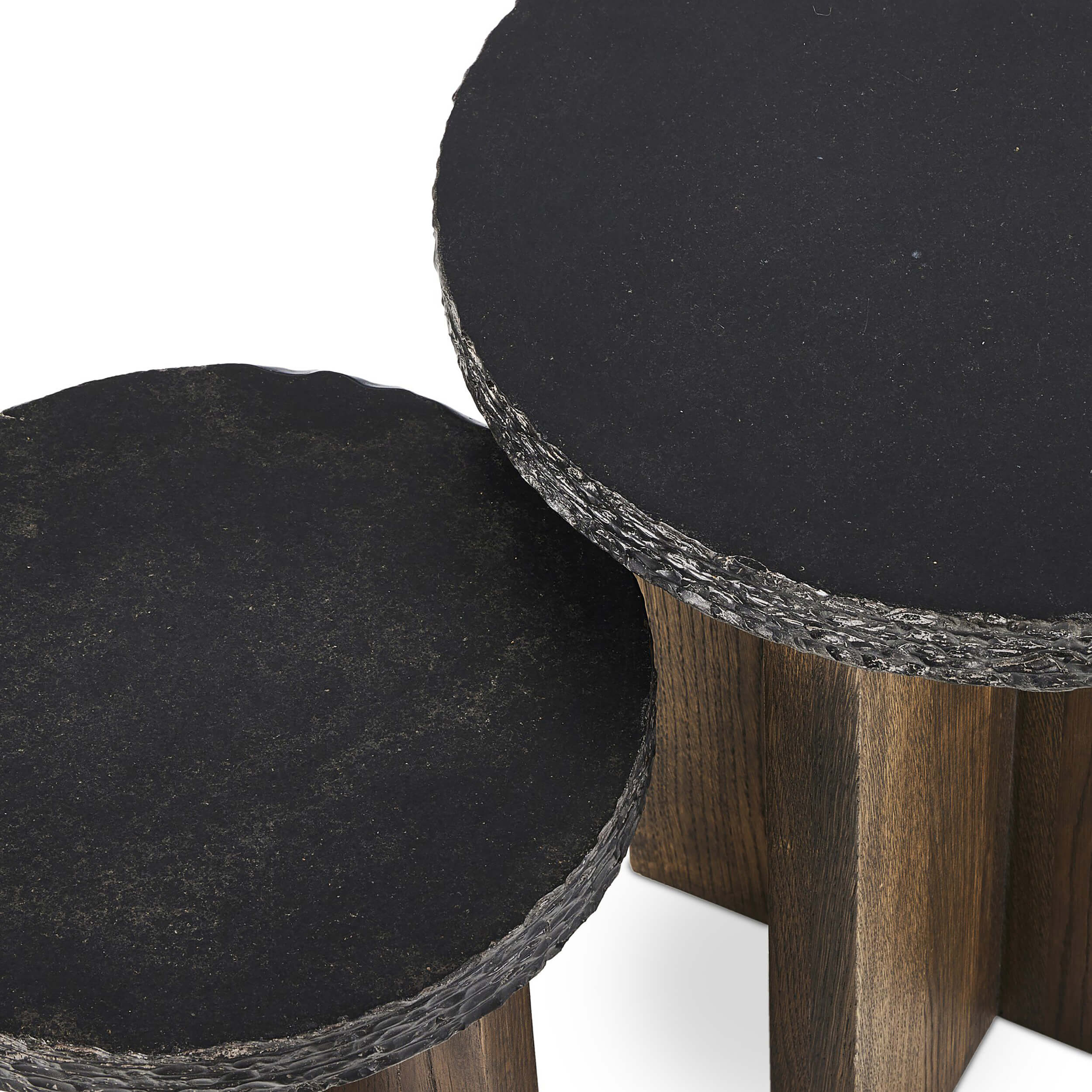 Mezes Nesting End Table, Natural by Four Hands - Image 4