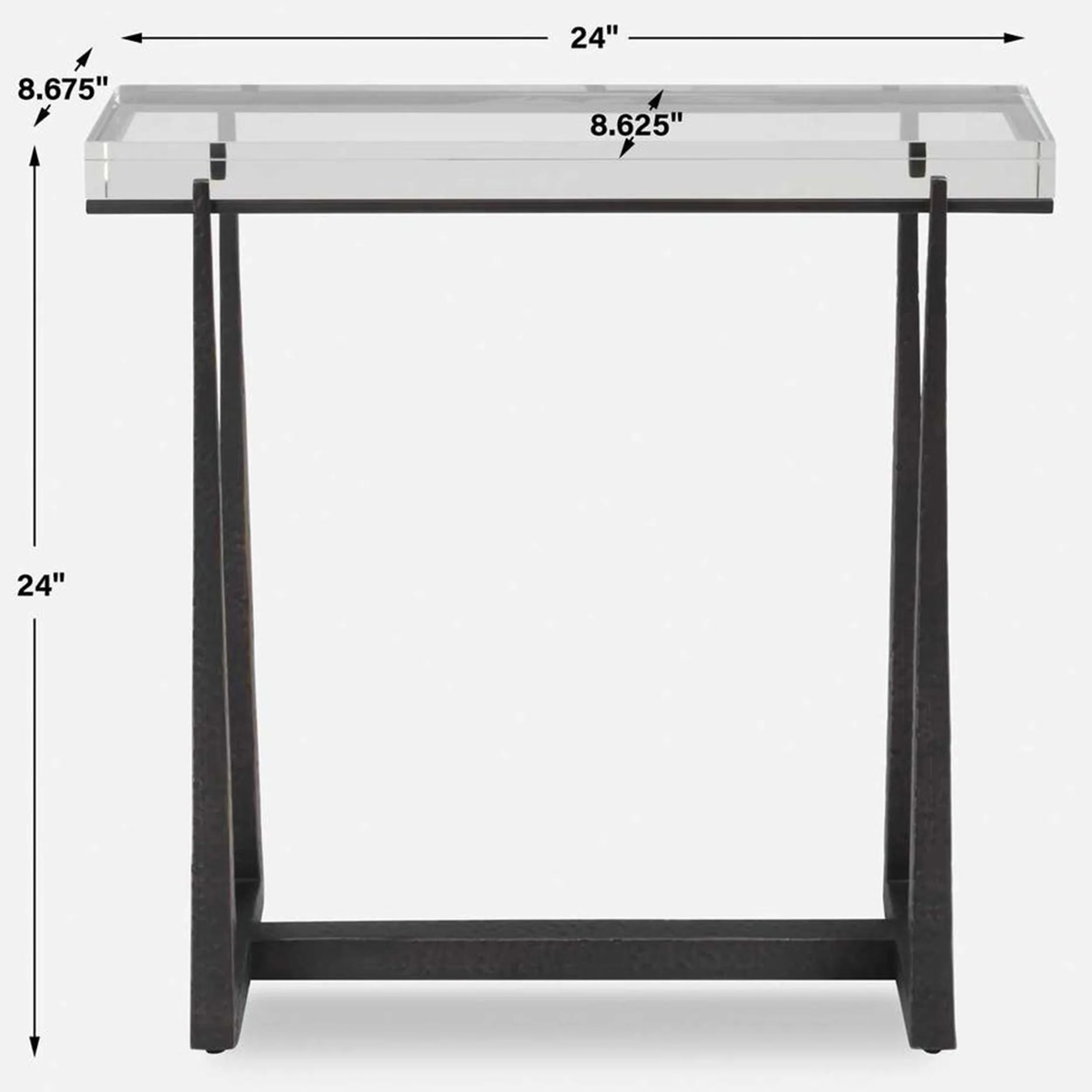 Midas Accent Table, Bronze - Image 7
