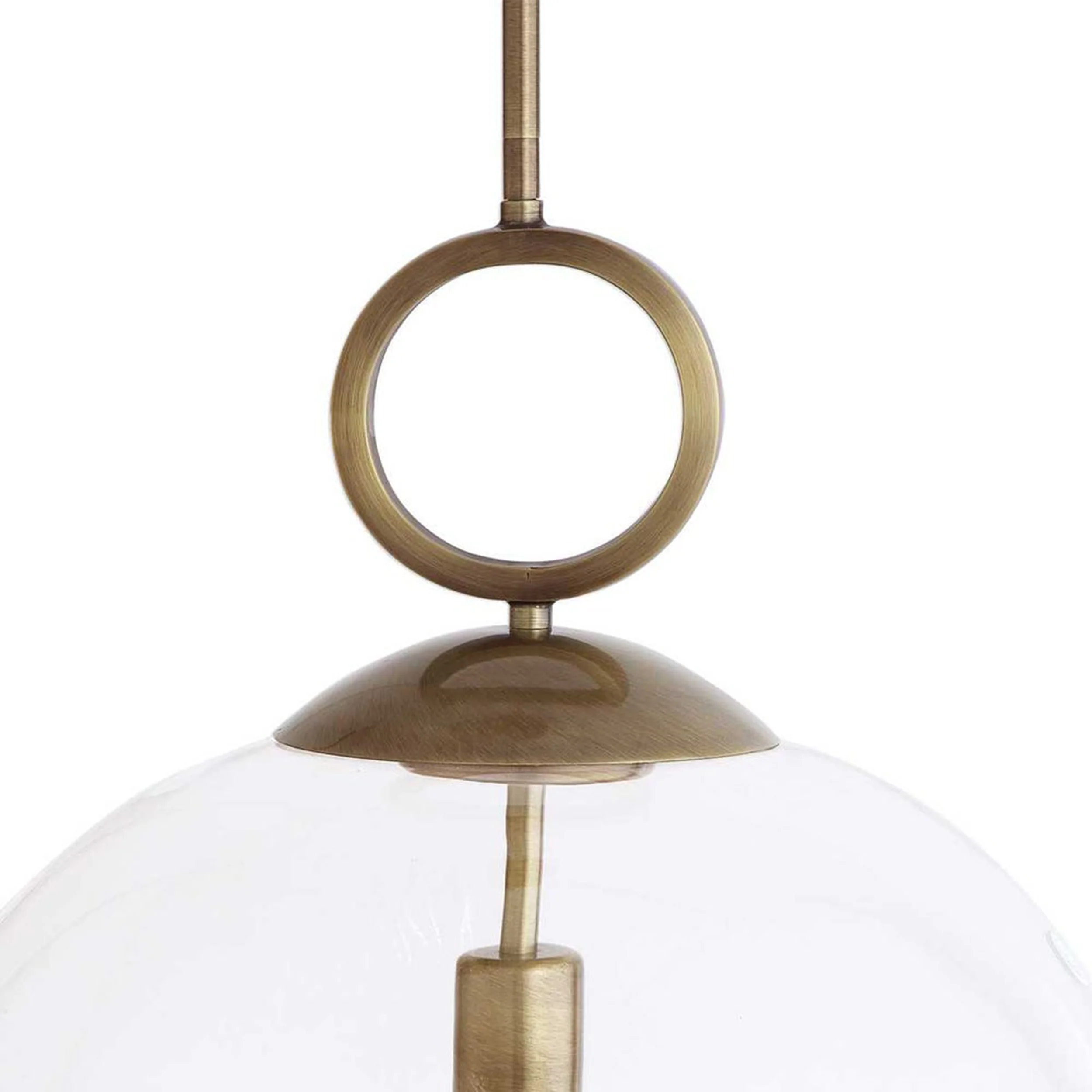 Calix 1 Light Pendant, Aged Brass - Image 2