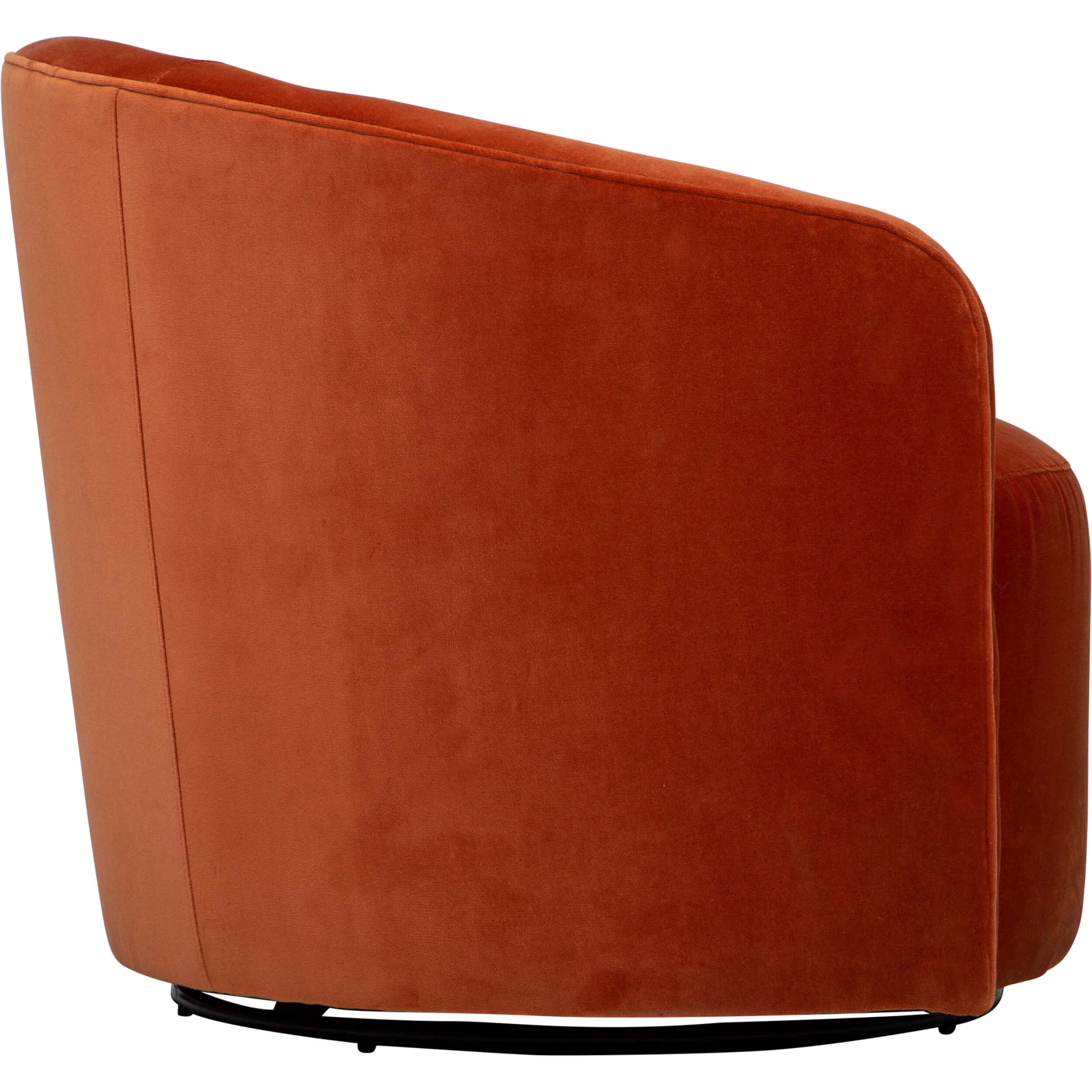 Mika Swivel Chair, Vance Pumpkin - Image 3