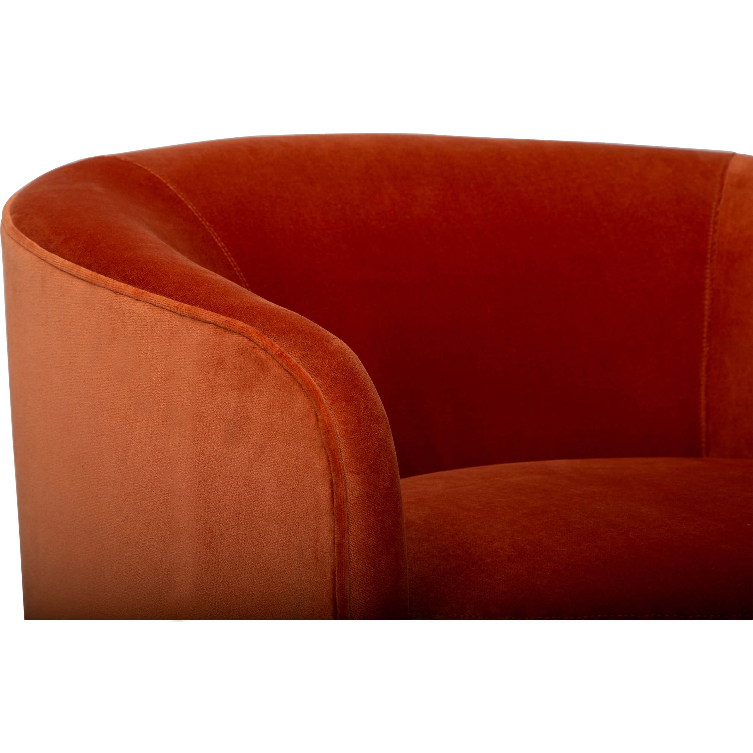 Mika Swivel Chair, Vance Pumpkin - Image 4
