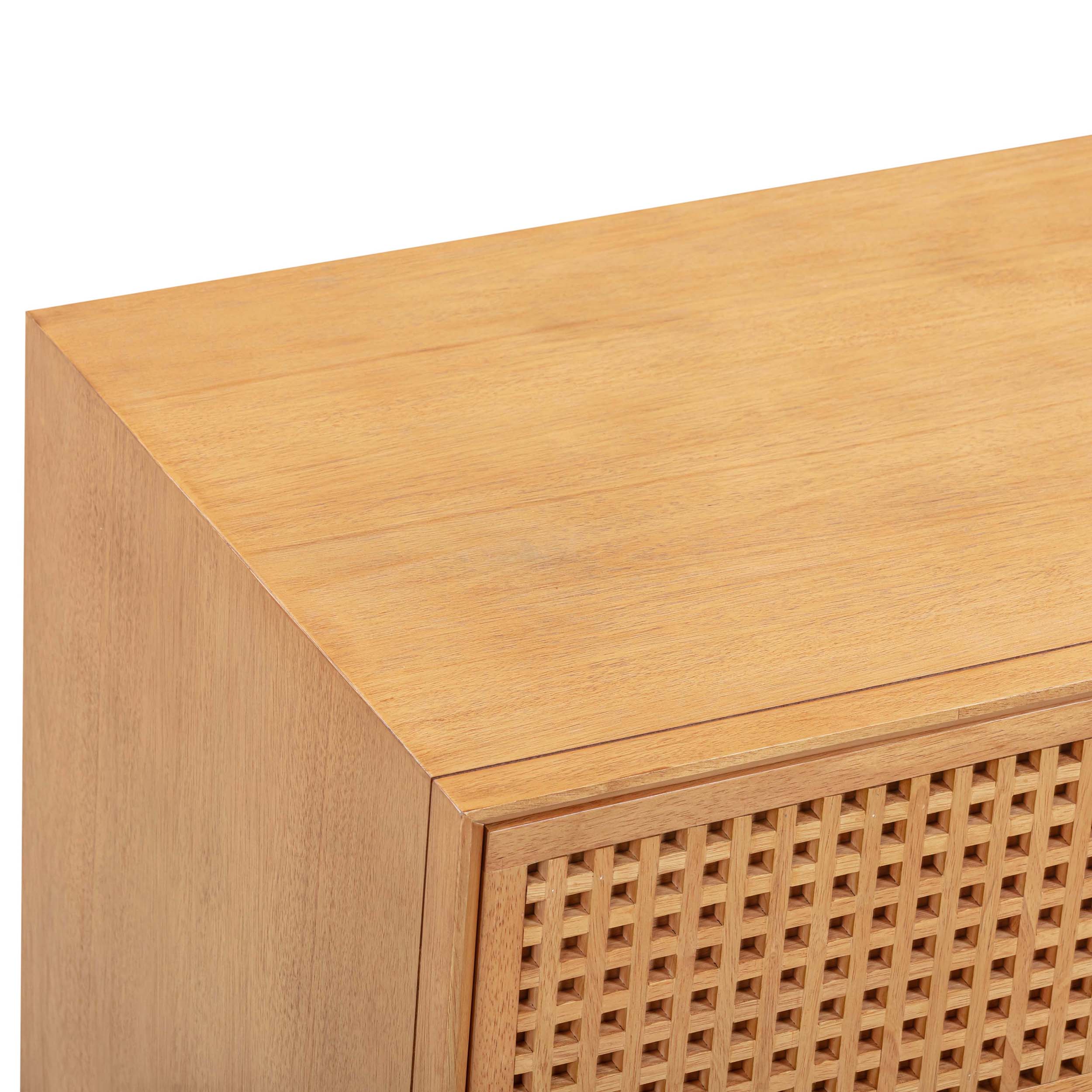 Miles 6 Drawer Dresser, Natural - Image 6