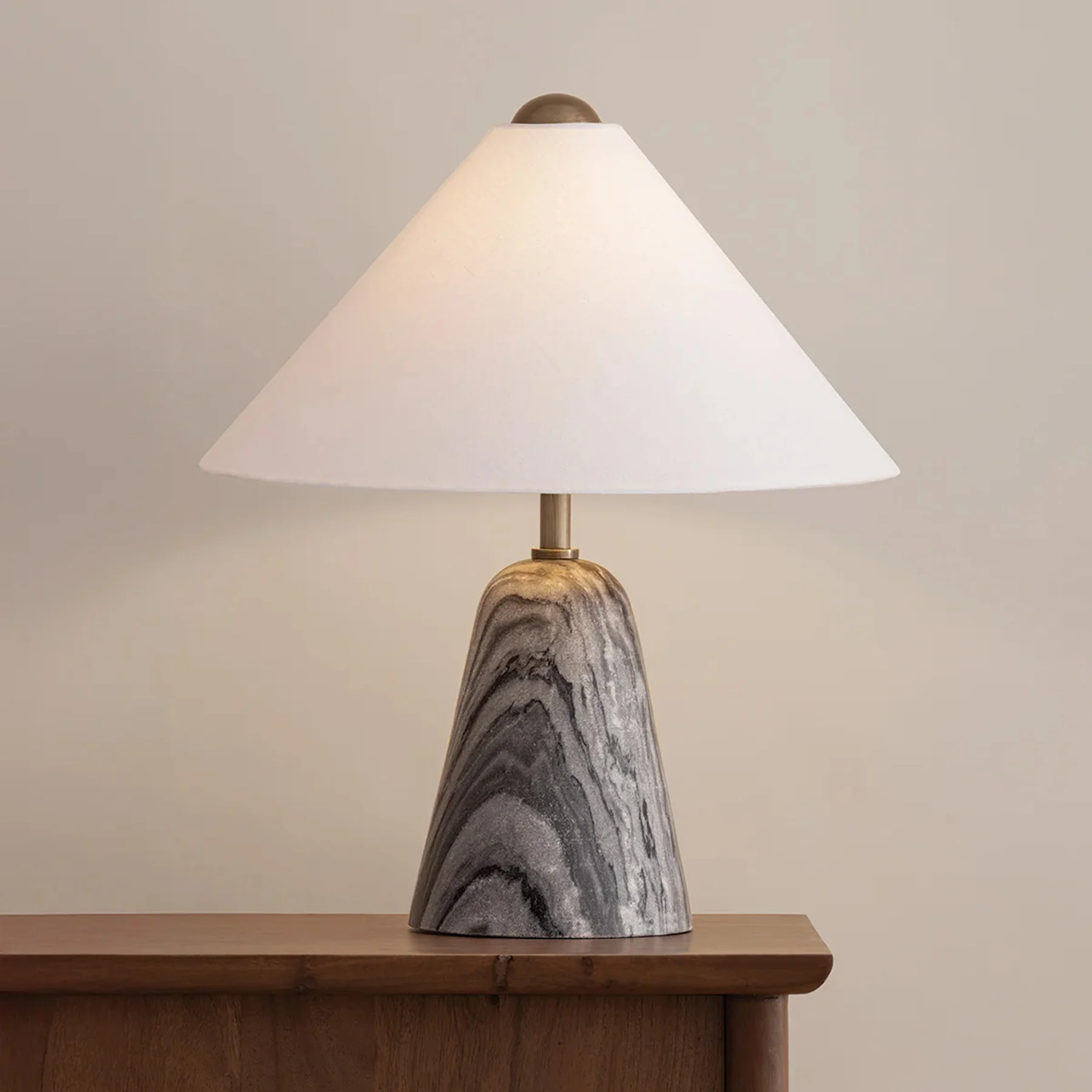 Millbrae Table Lamp, Patina Brass - Image 3