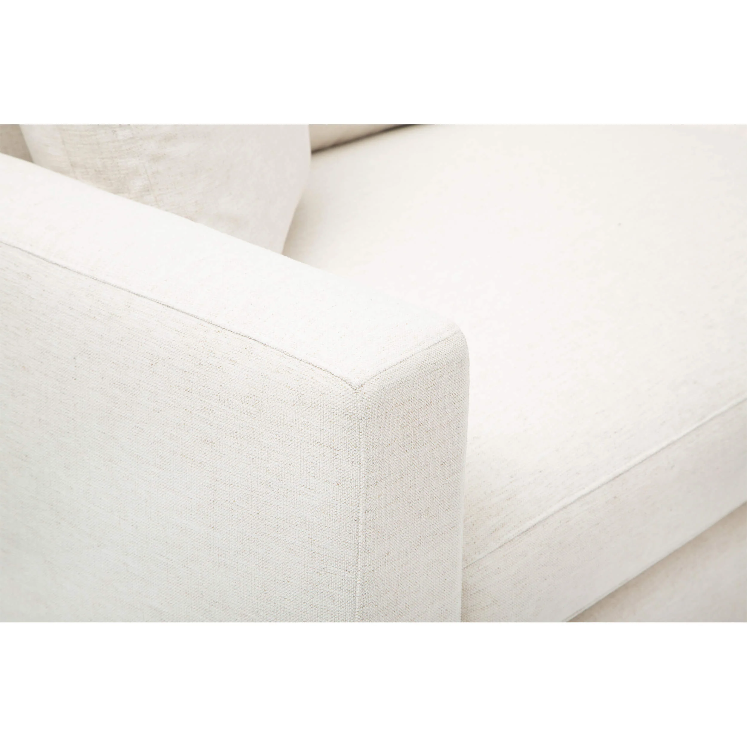 Miller 4 Piece Sectional, Nomad Snow - Image 4