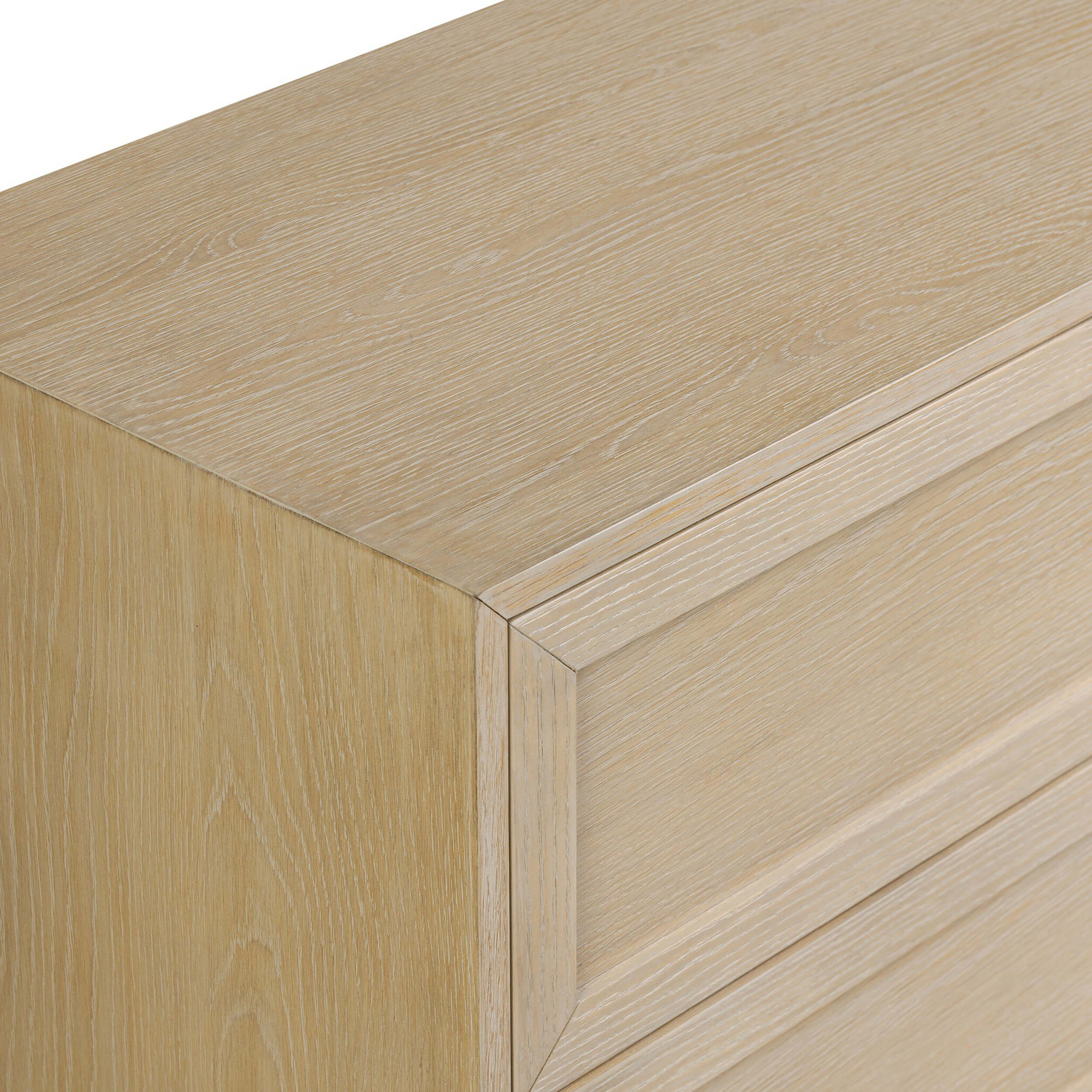 Millie 6 Drawer Dresser, Light Bleach by Four Hands - Image 6