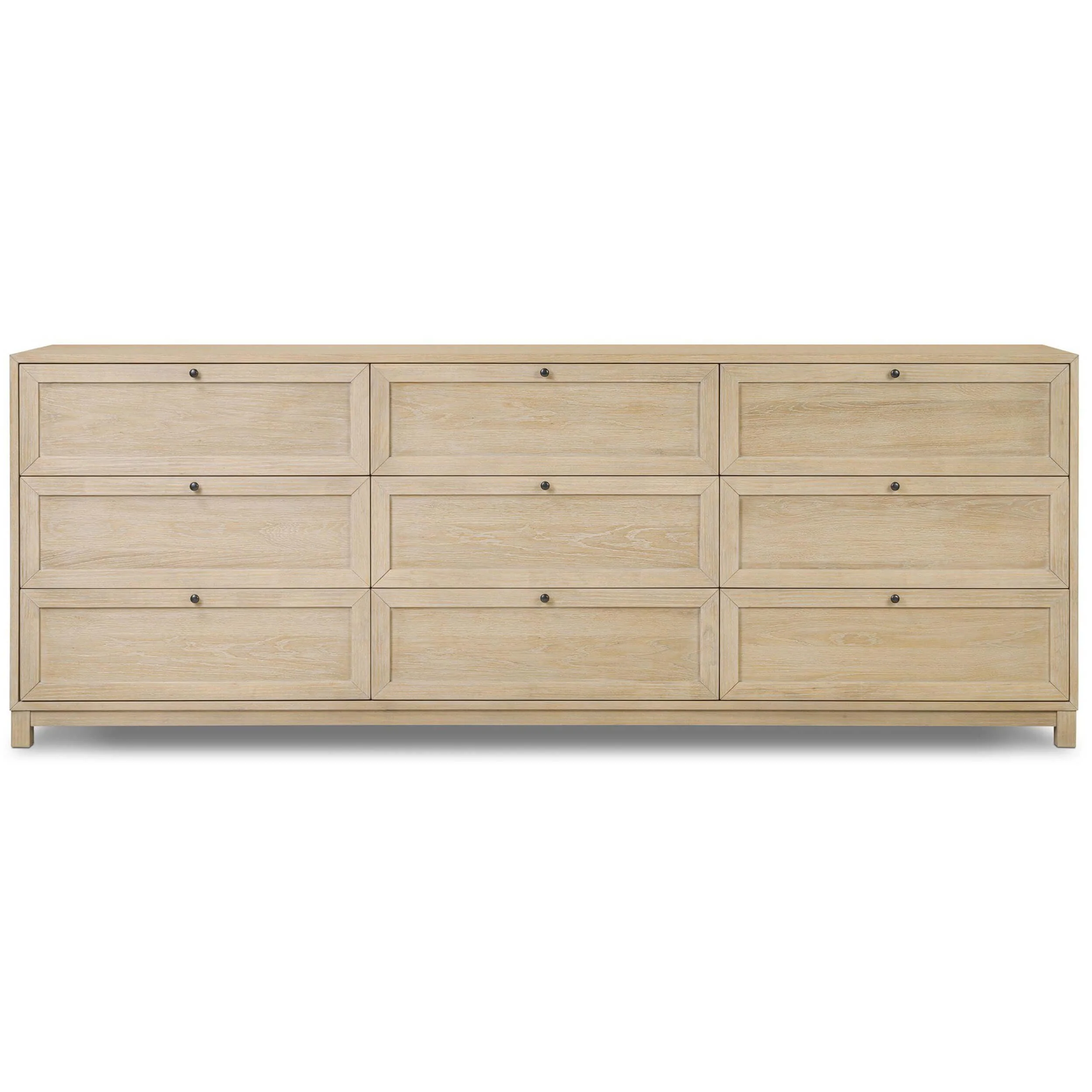 Millie 9 Drawer Dresser, Light Bleach by Four Hands - Image 2