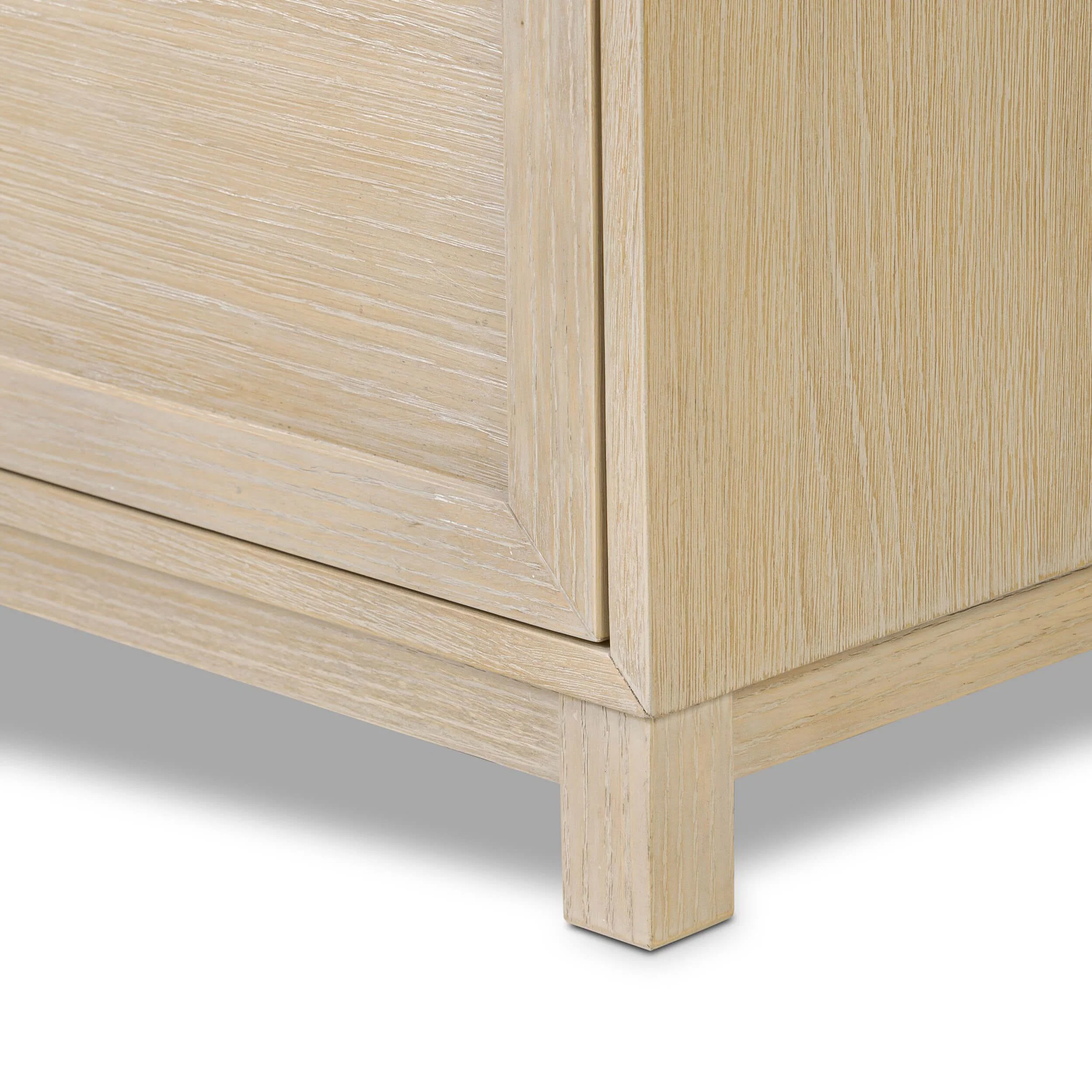 Millie Nightstand, Light Bleach Oak by Four Hands - Image 7