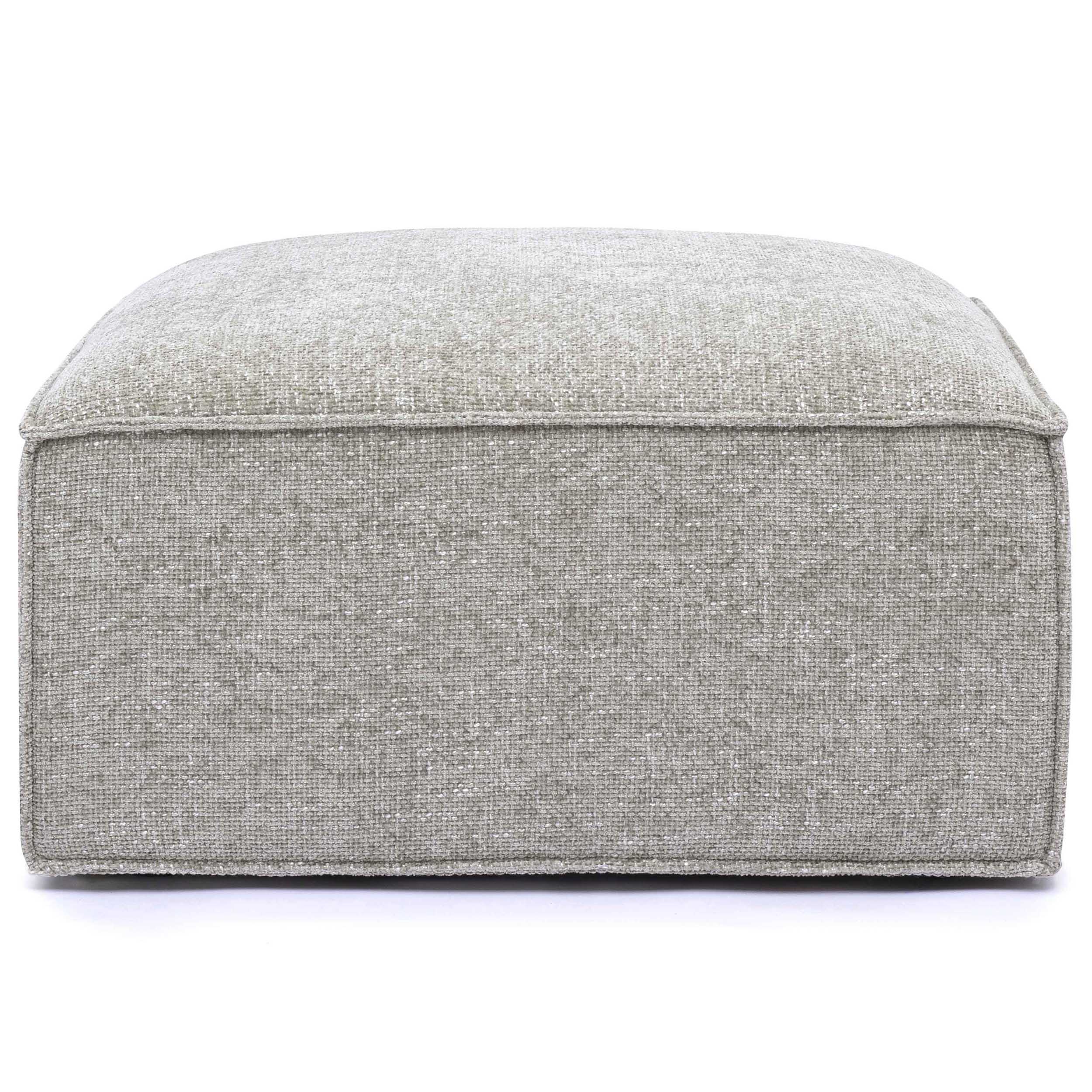 Mindy Ottoman, Taupe - Image 2