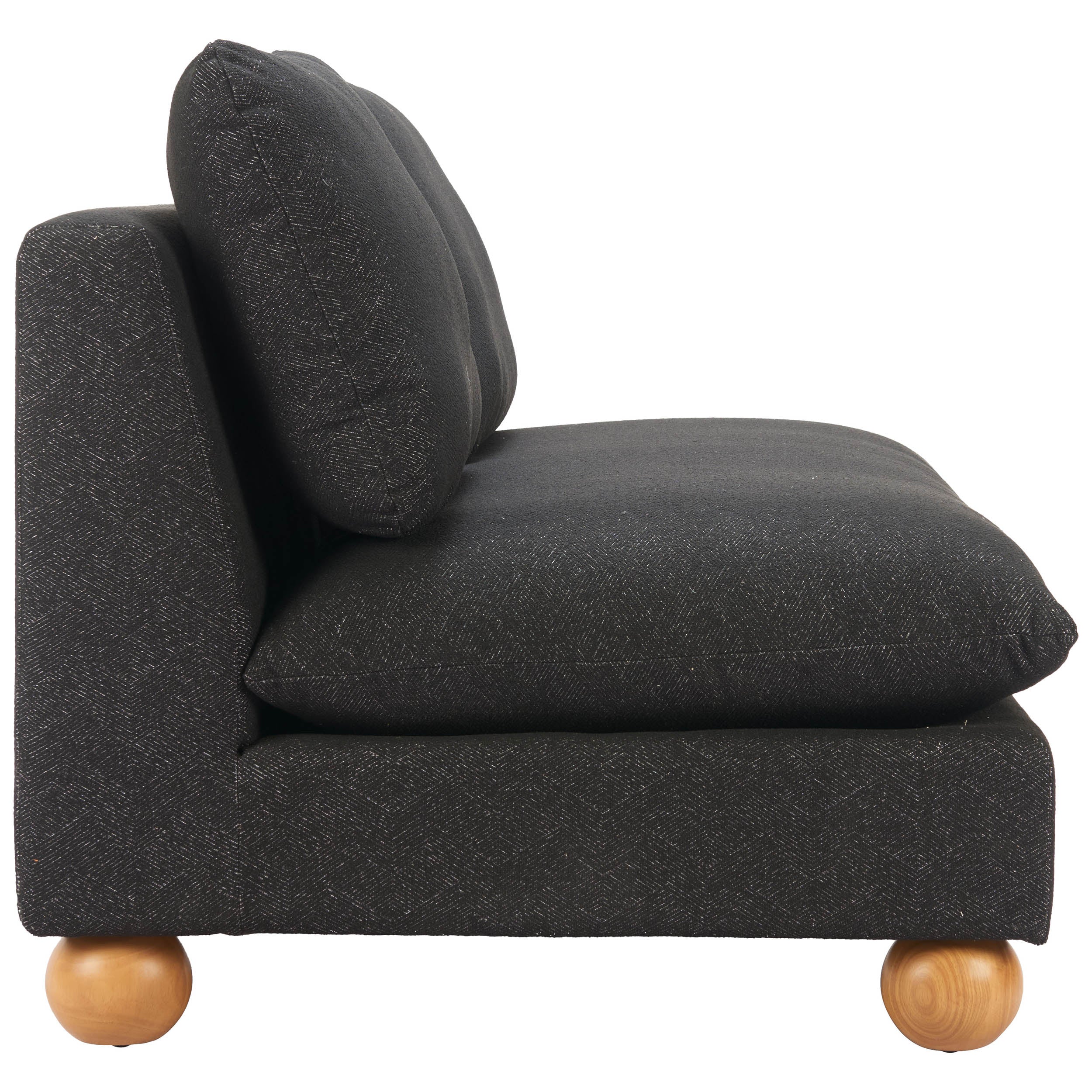 Minze Loveseat, Black - Image 3