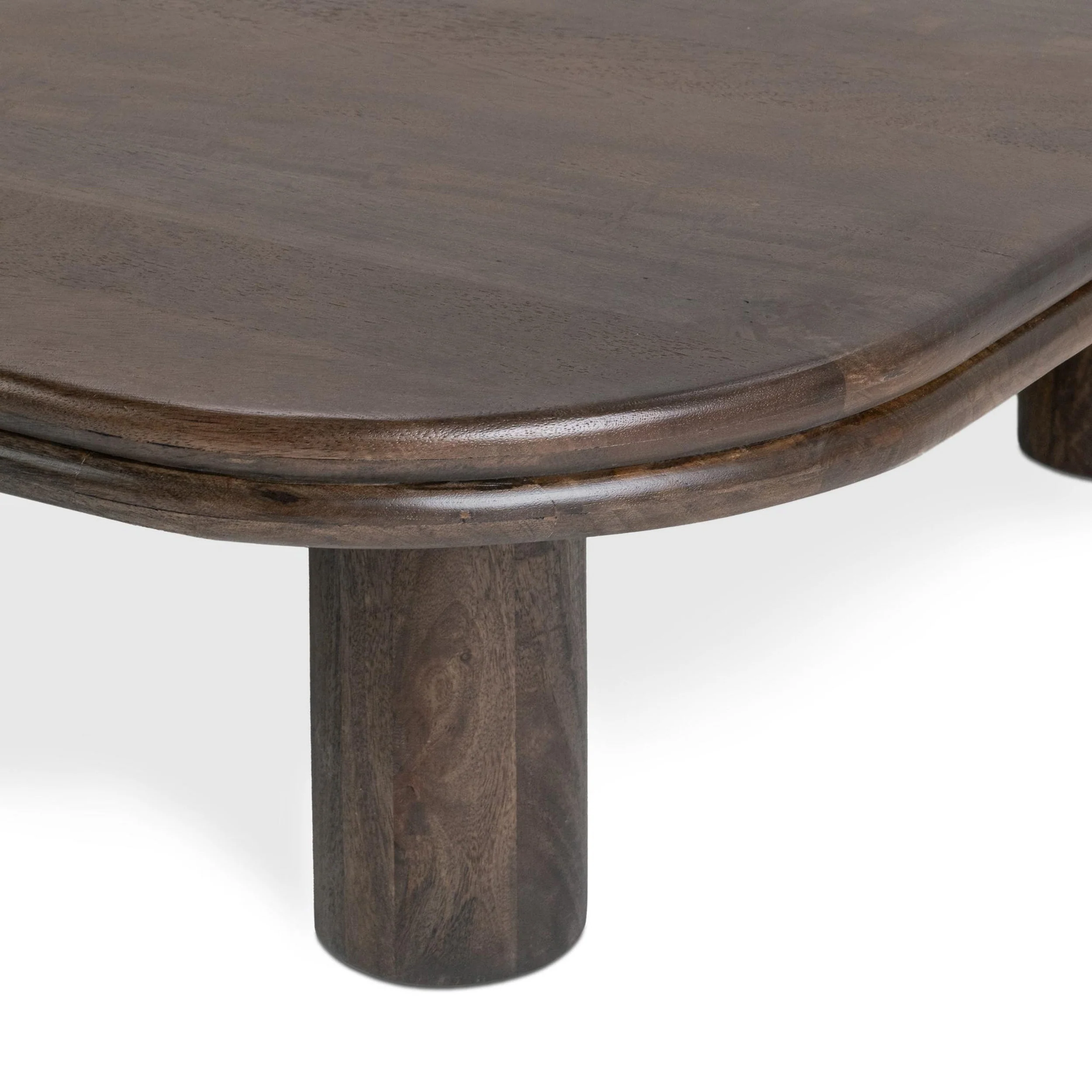 Miranda Square Coffee Table, Cocoa Brown - Image 3