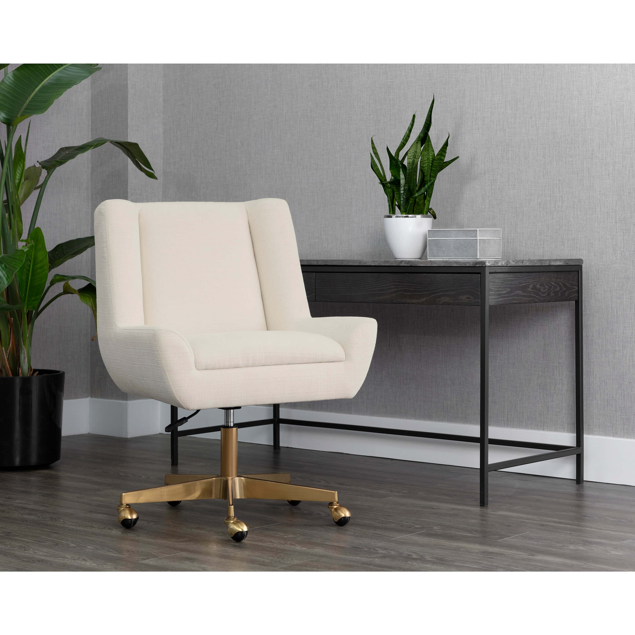 Mirian Office Chair, Zenith Alabaster - Image 8