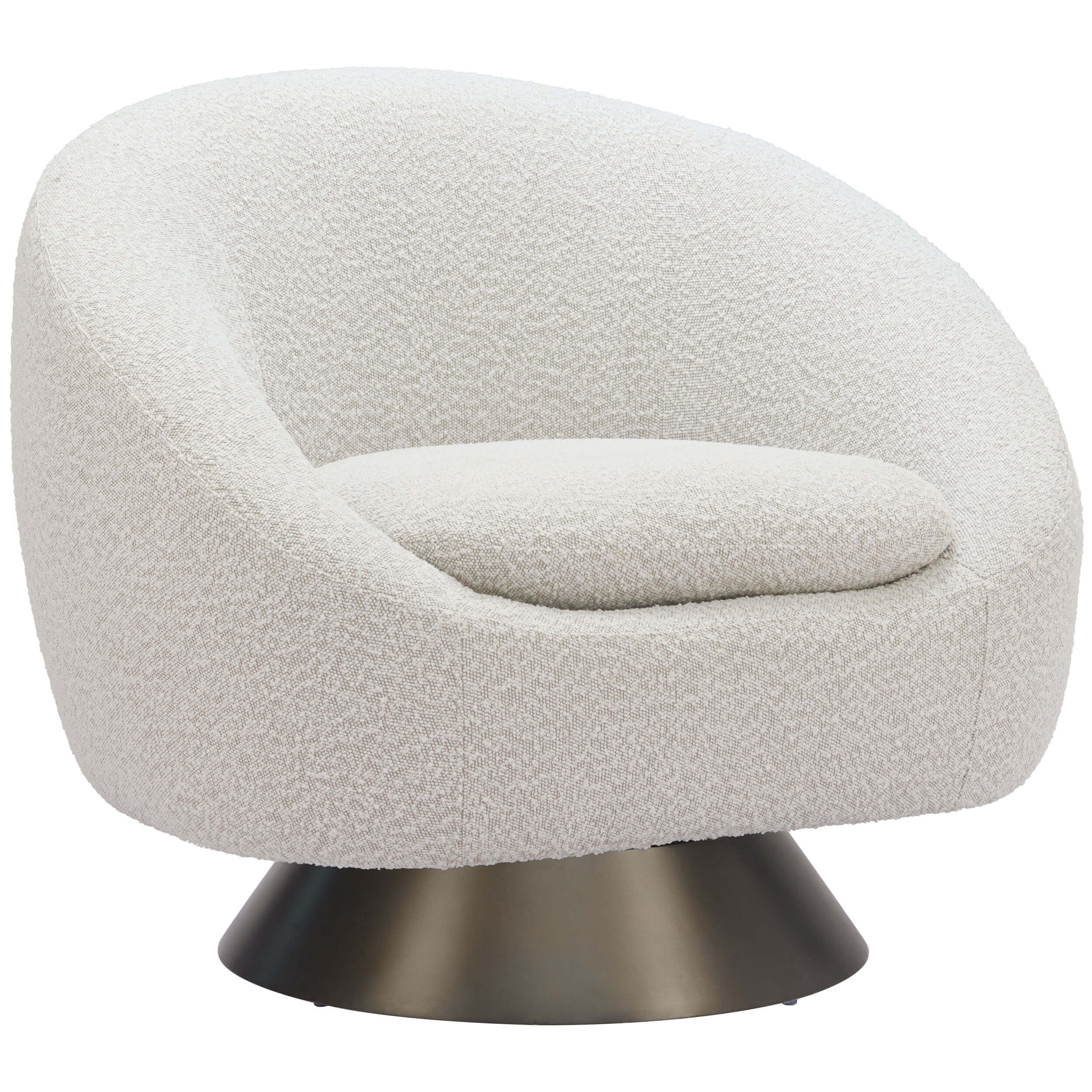 Modan Swivel Chair, Misty Gray