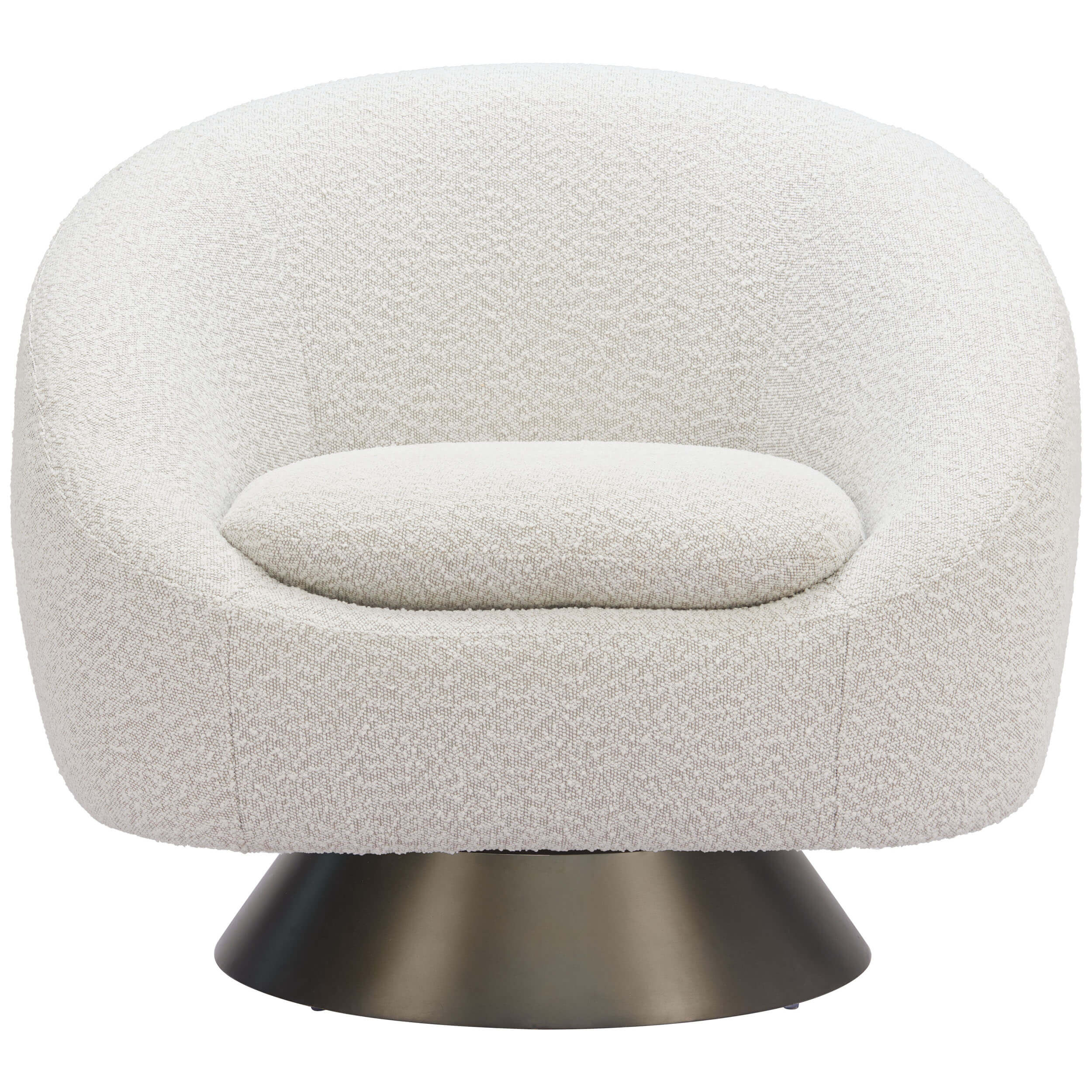 Modan Swivel Chair, Misty Gray - Image 2