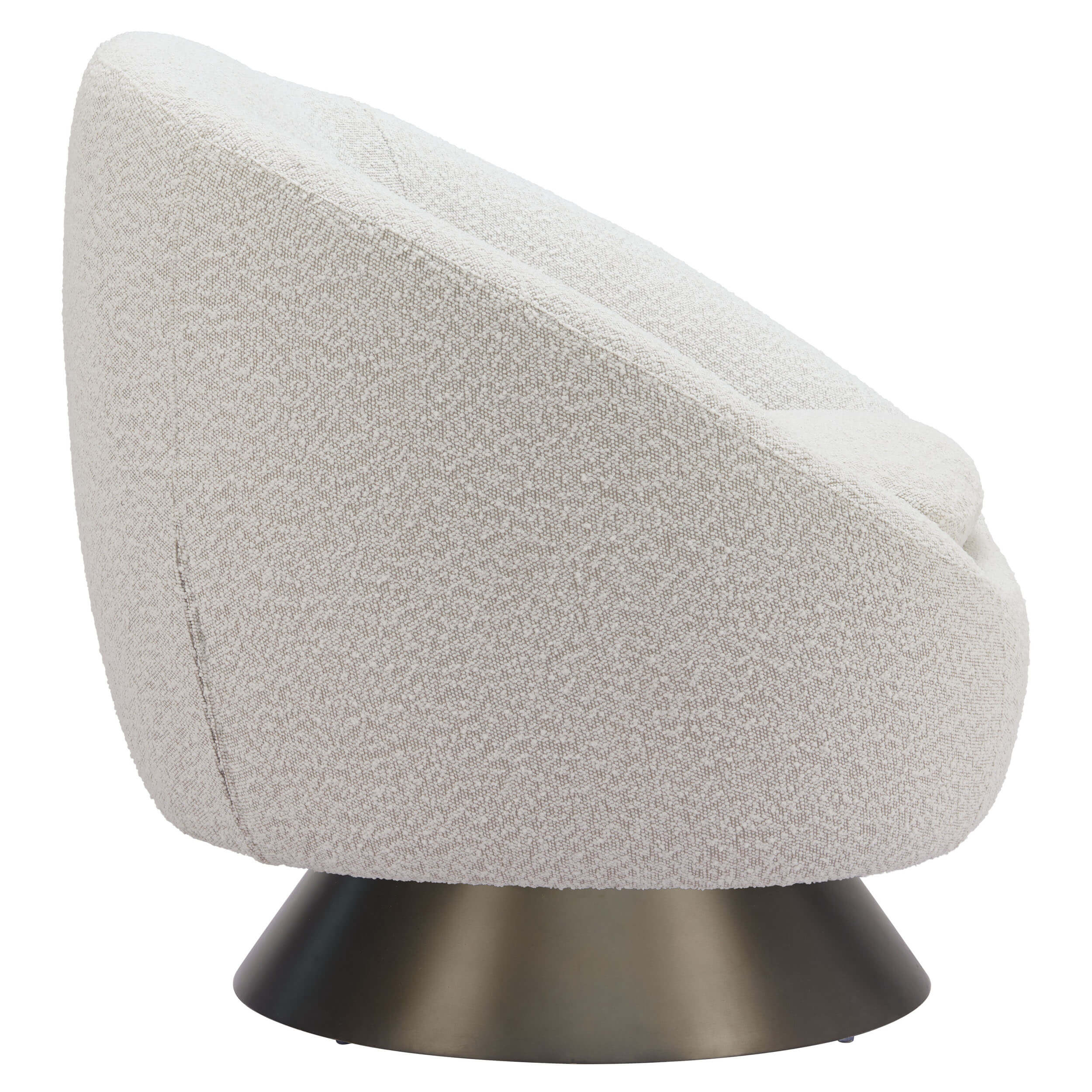 Modan Swivel Chair, Misty Gray - Image 3