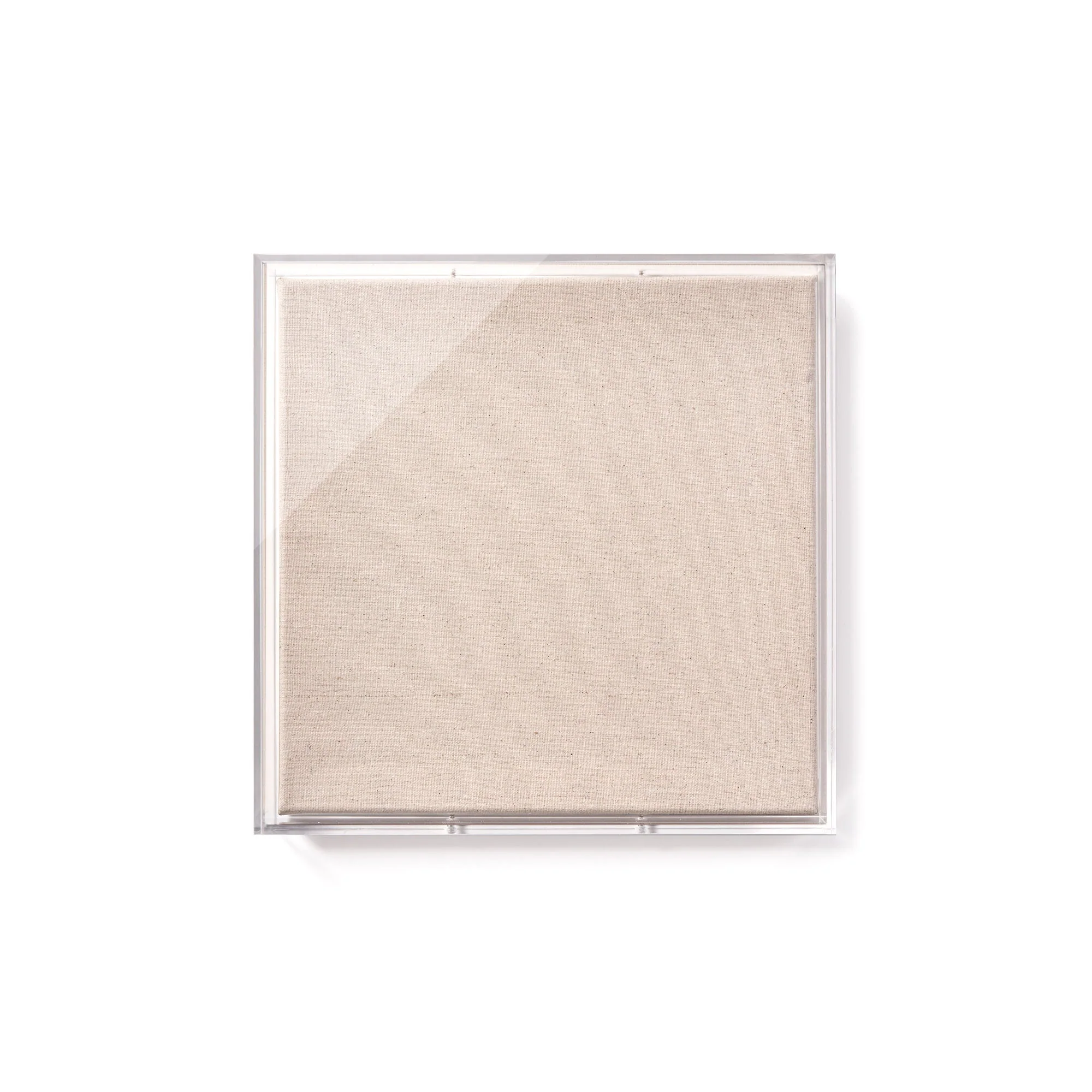 Modern Acrylic Shadowbox with Linen Canvas 3" Depth - UV Grade - Image 15