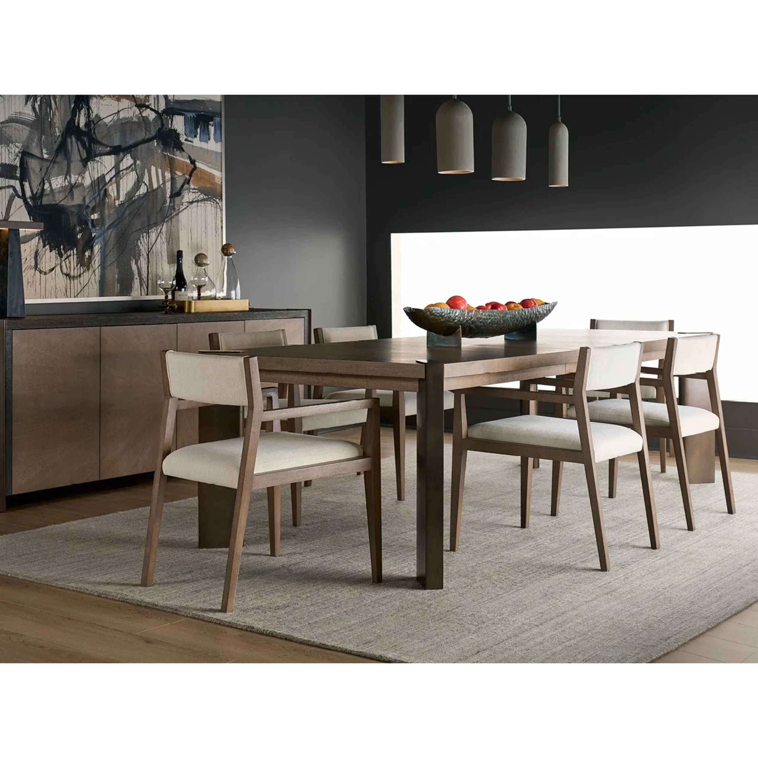 Modern Arm Chair, Haze - Image 7