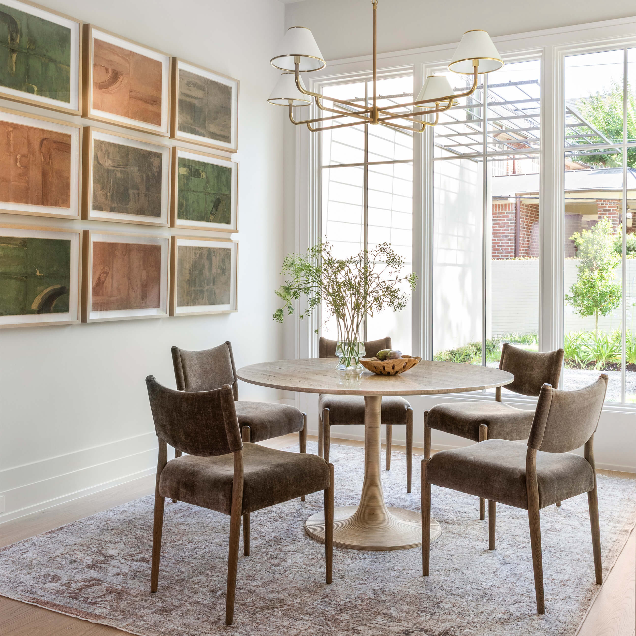 Modern Earth II Glass Framed - Image 2