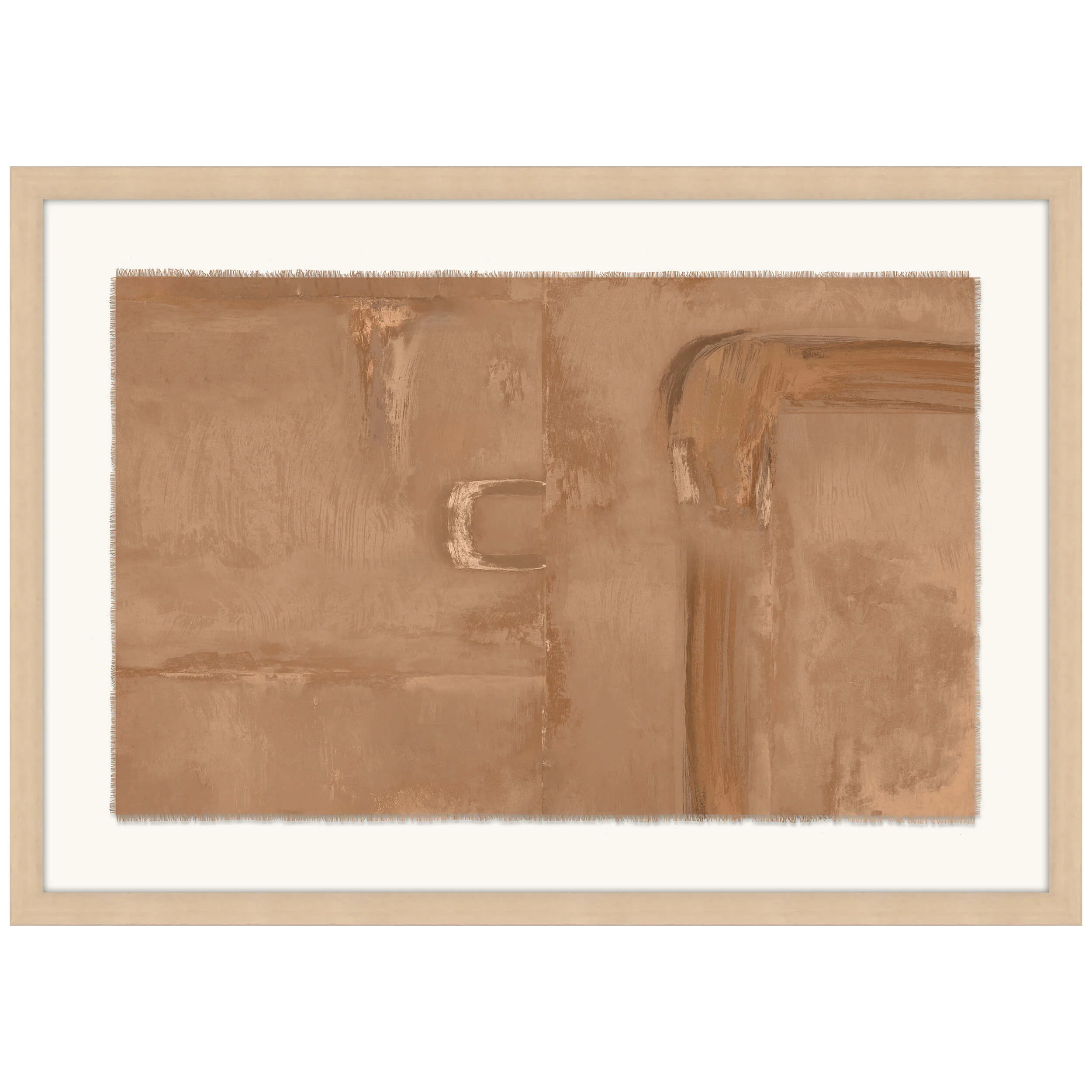 Modern Earth IV Glass Framed