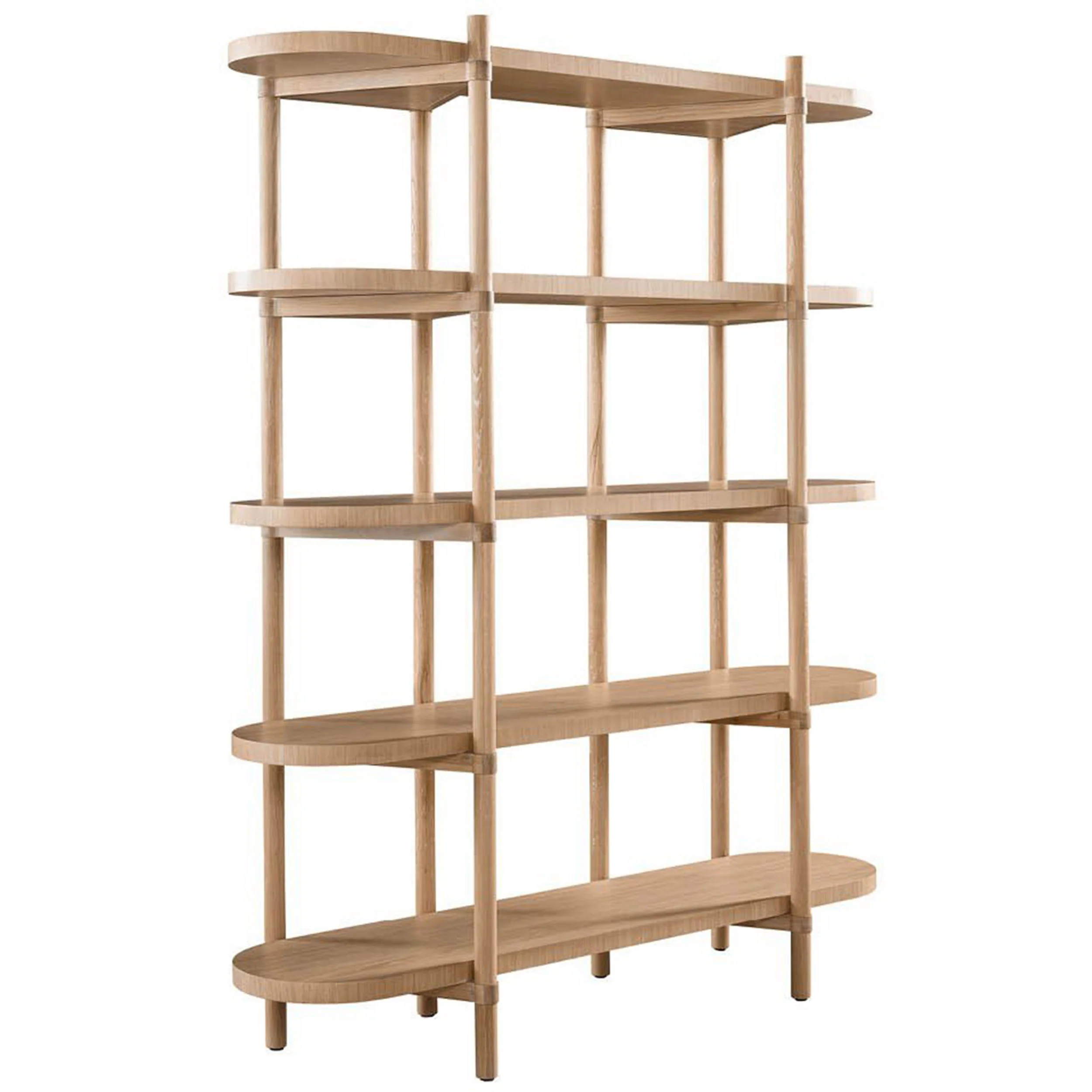 Modern Etagere, White Oak