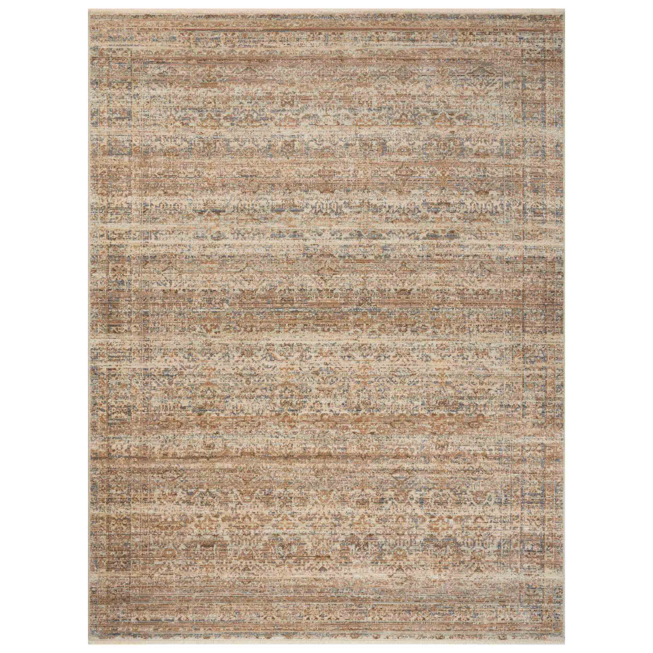 Amber Lewis x Loloi Rug Molly MOL-01, Natural/Denim
