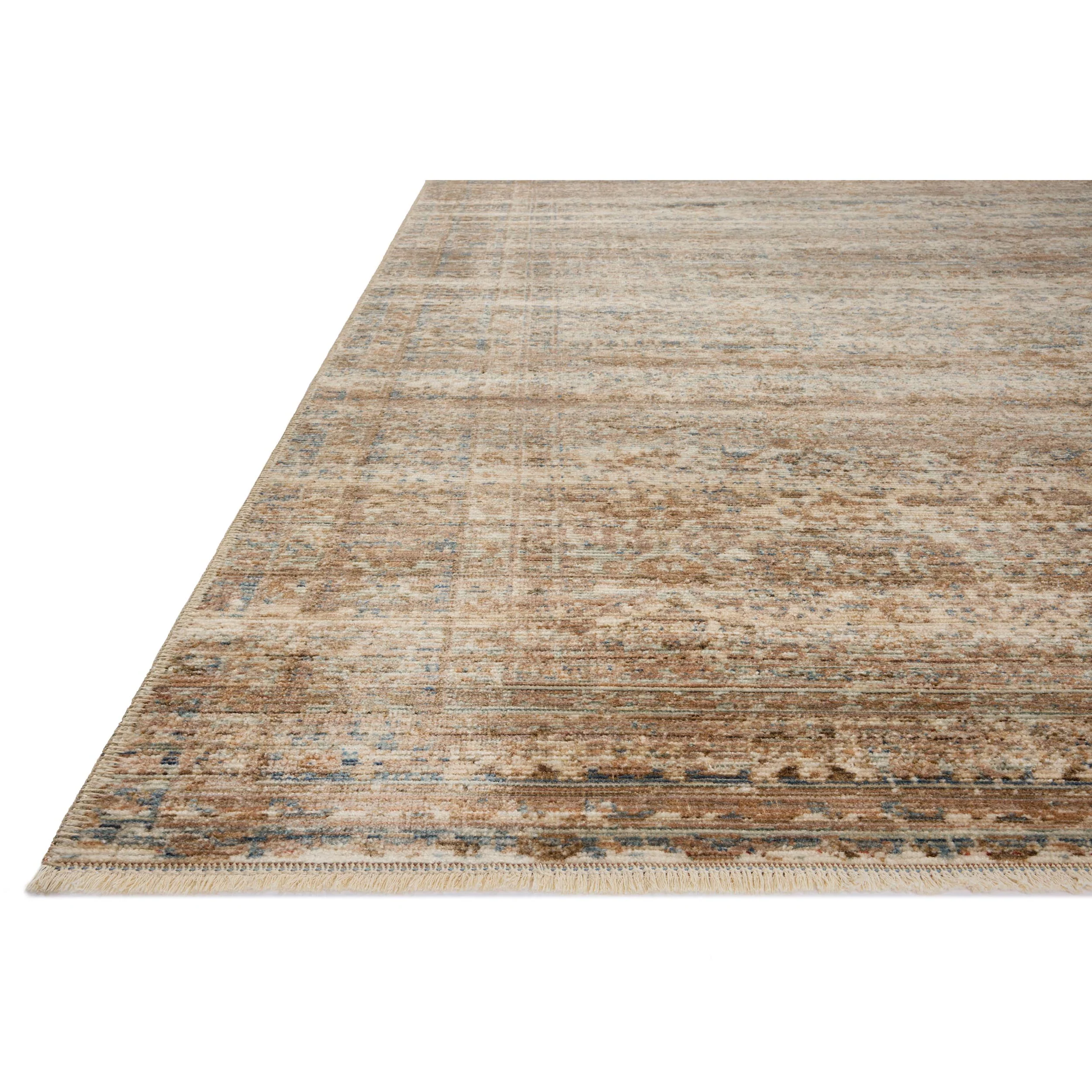 Amber Lewis x Loloi Rug Molly MOL-01, Natural/Denim - Image 3
